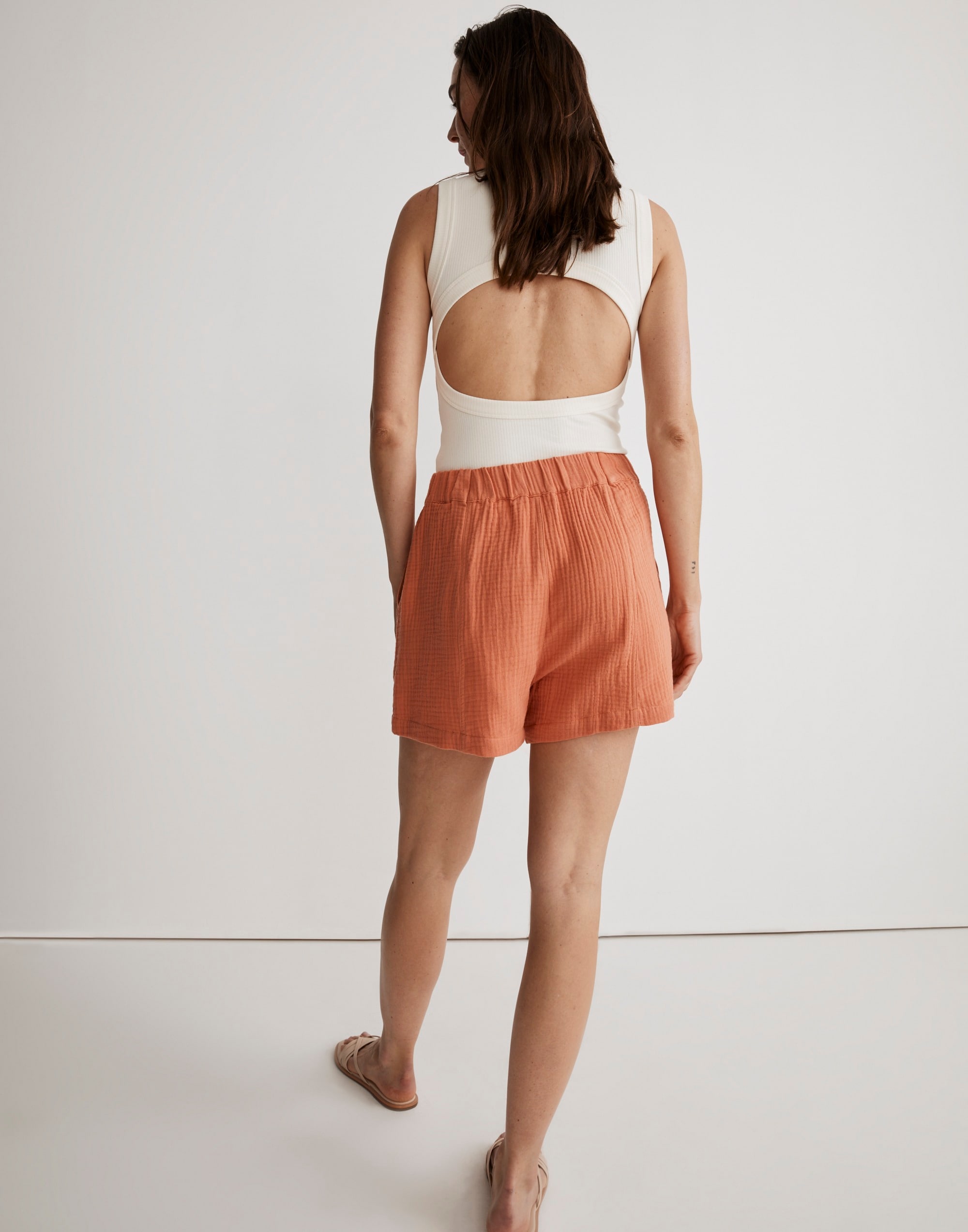 Easy Pull-On Shorts in Lightspun