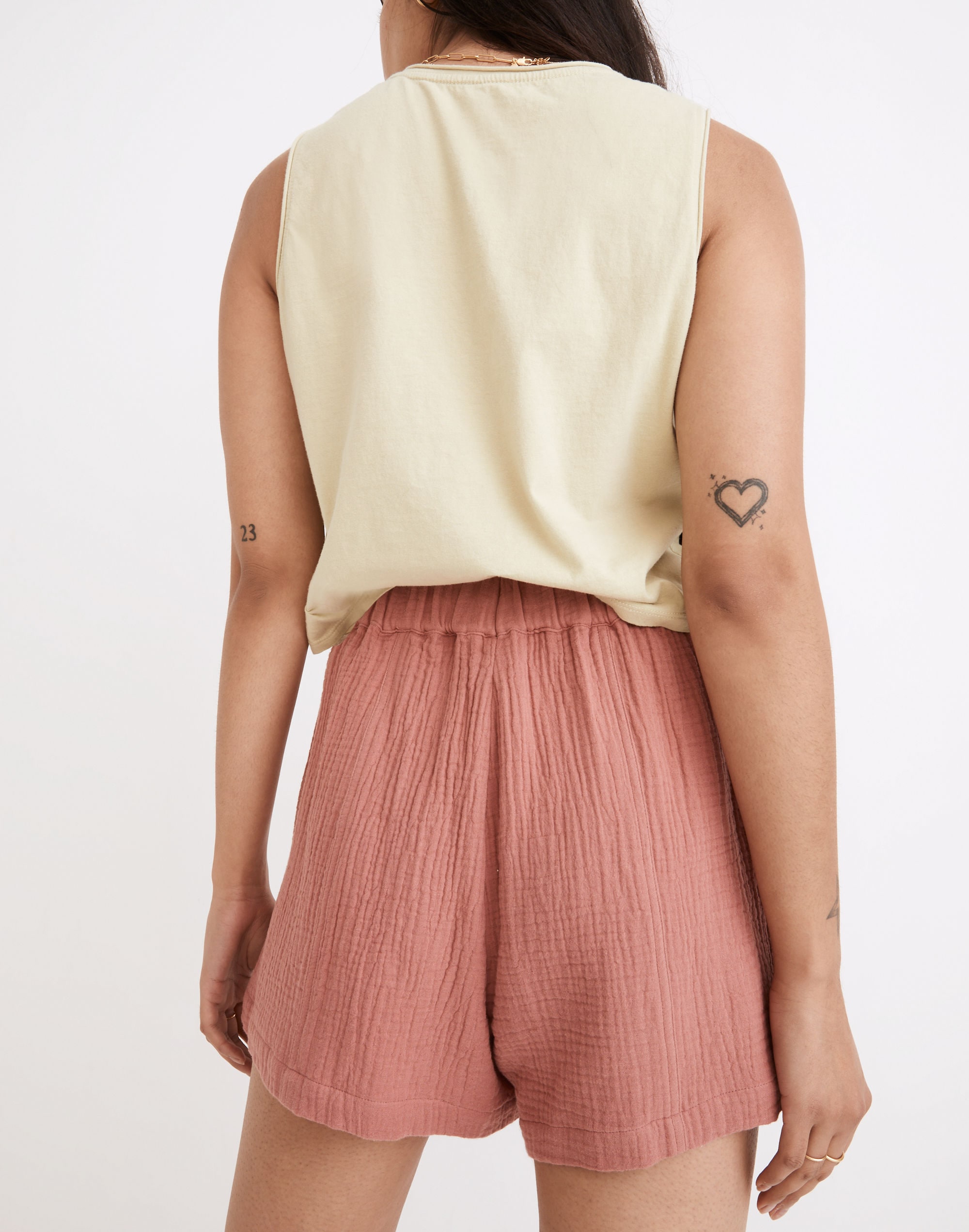 Easy Pull-On Shorts in Lightspun