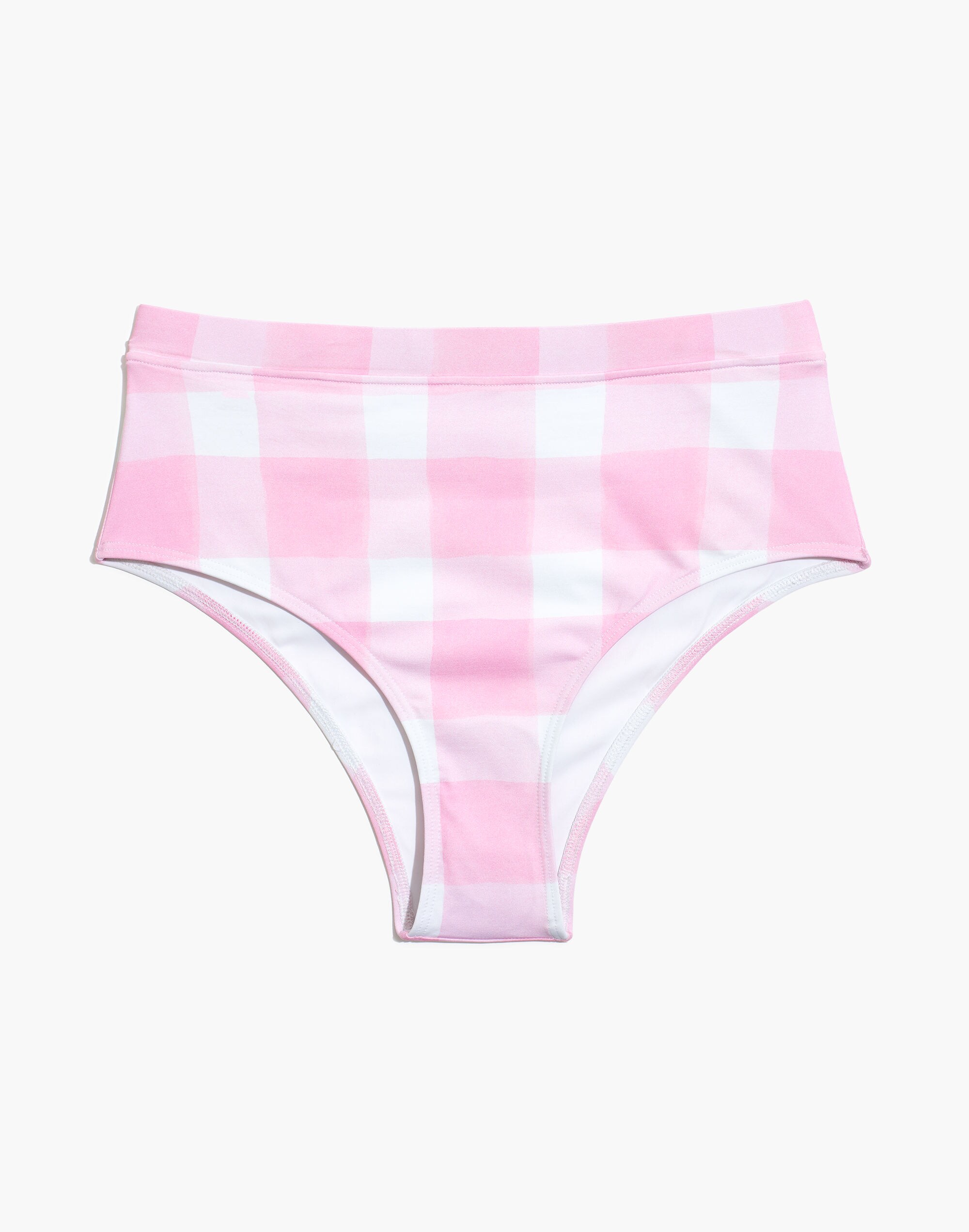 Solid &amp; Striped&reg; Lilo High-Waist Bikini Bottom in Painted Gingham
