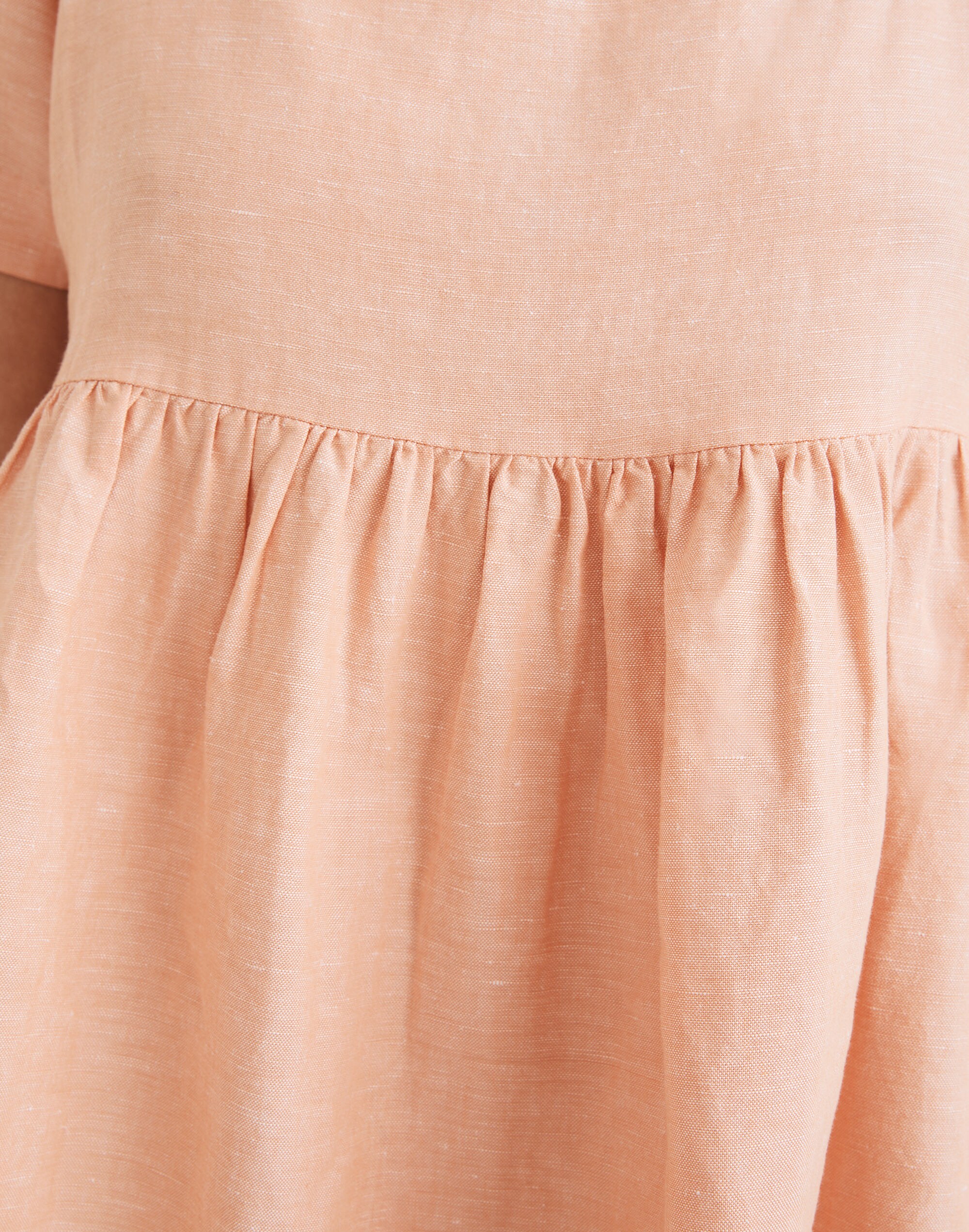 Linen-Blend Allie Mini Dress