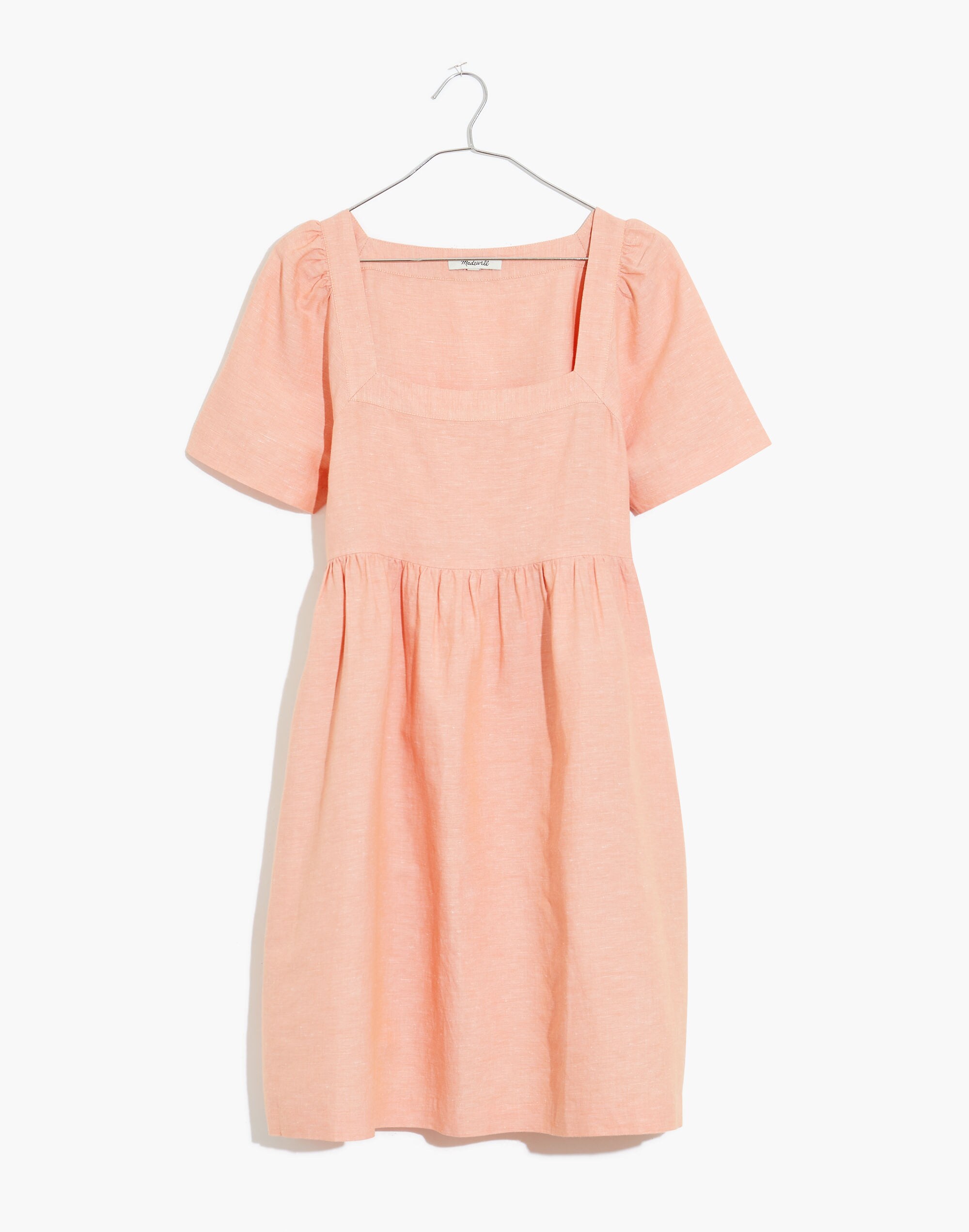 Linen-Blend Allie Mini Dress