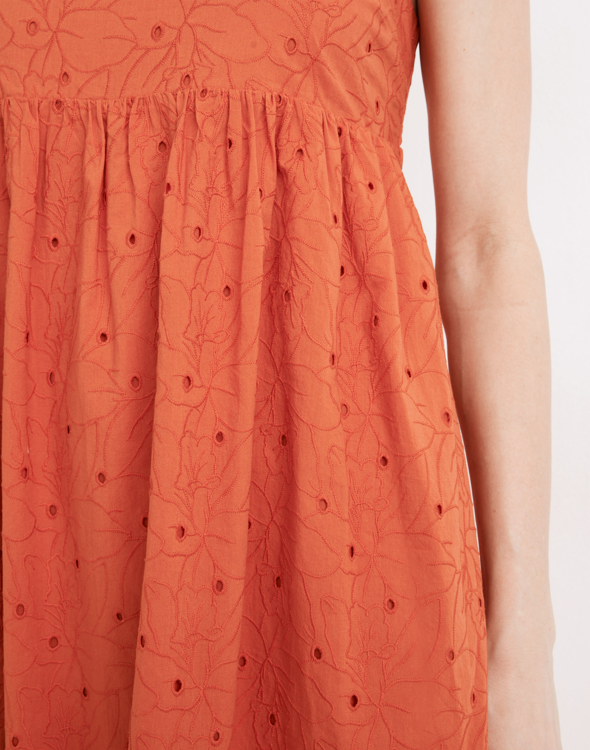 Eyelet Summertime Cami Midi Dress
