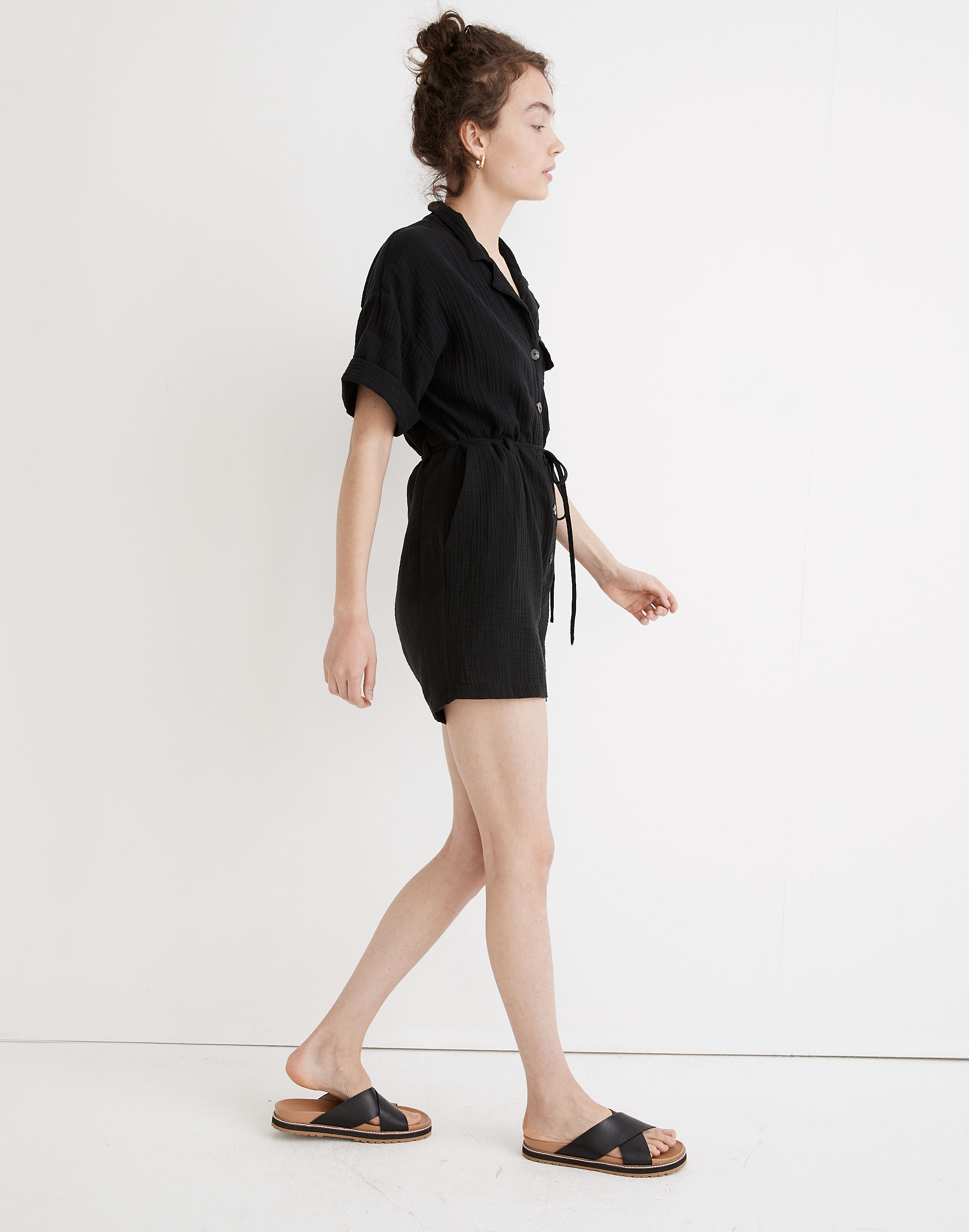 Lightspun Belted Safari Romper