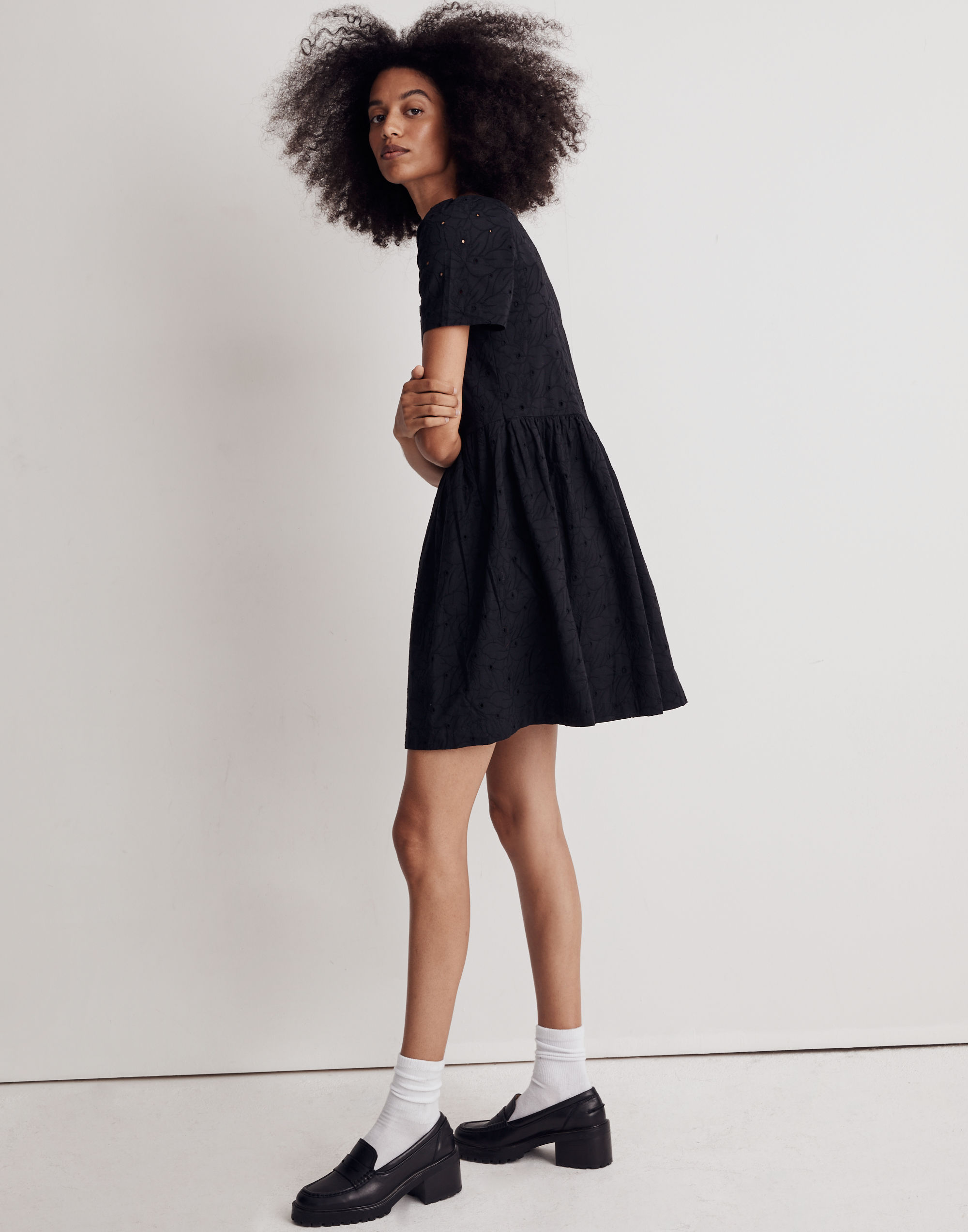 Eyelet Allie Mini Dress