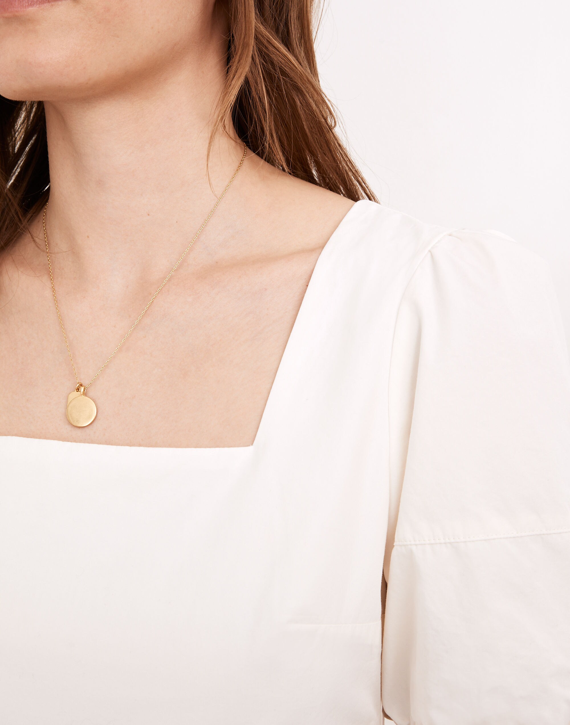 Poplin Puff-Sleeve Tiered Babydoll Dress