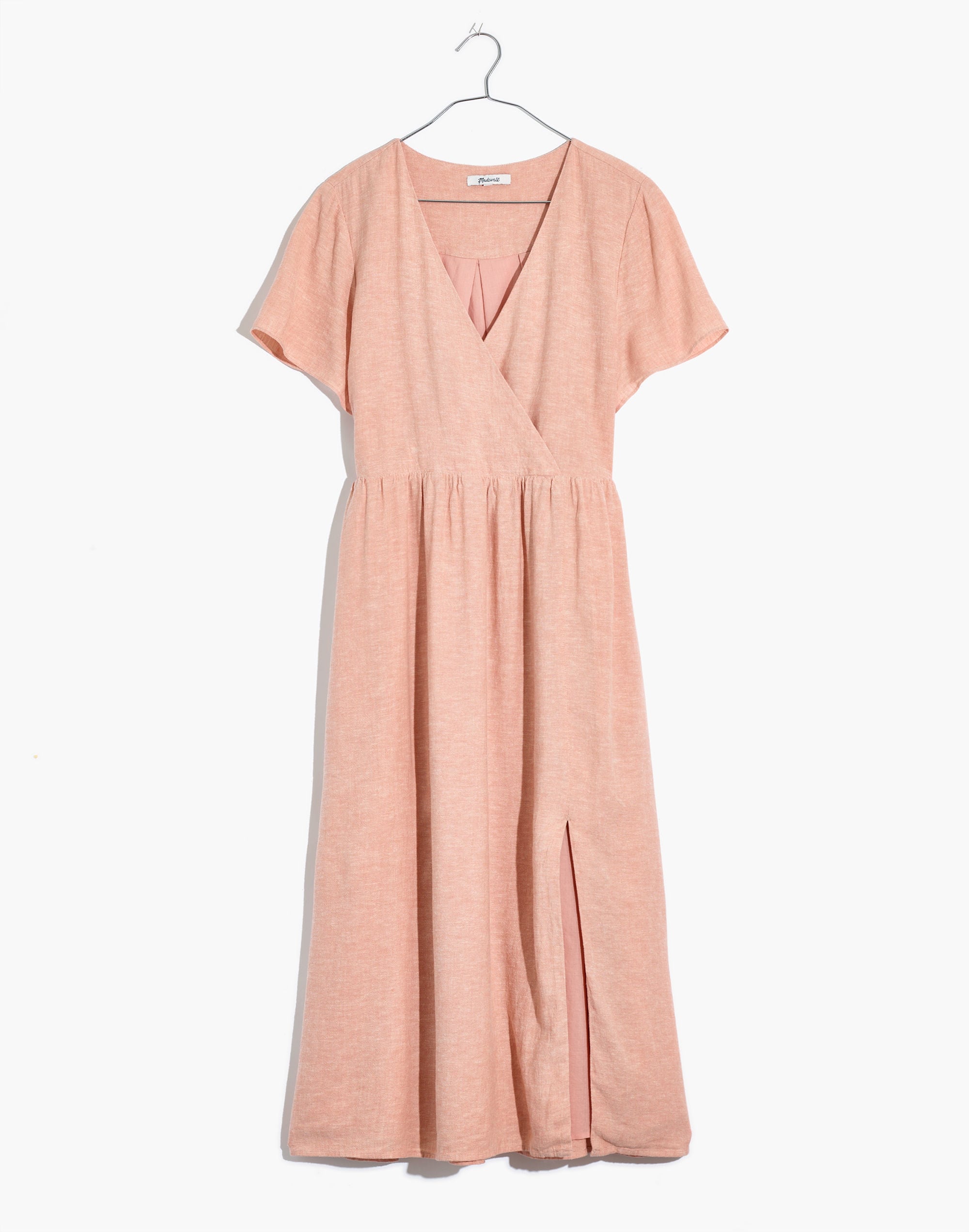 Petite Linen-Blend Clara Midi Dress