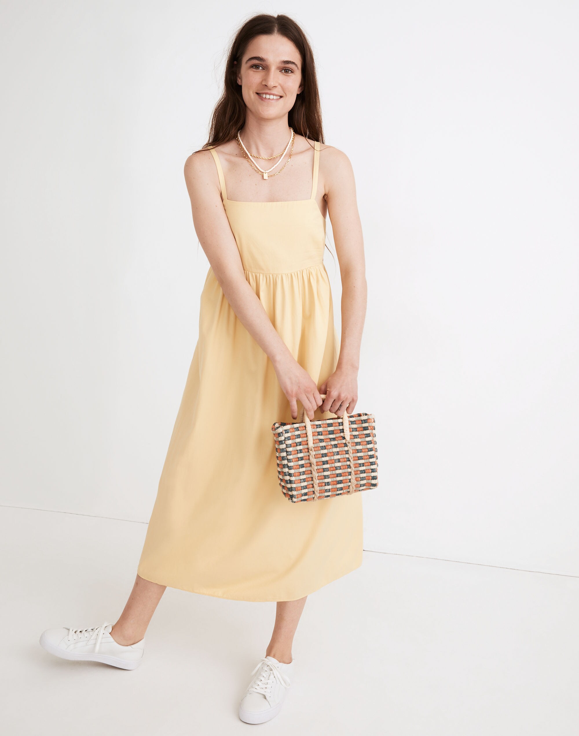 リムアームComfortable summer dress Summertime Cami Midi Dress | Madewell