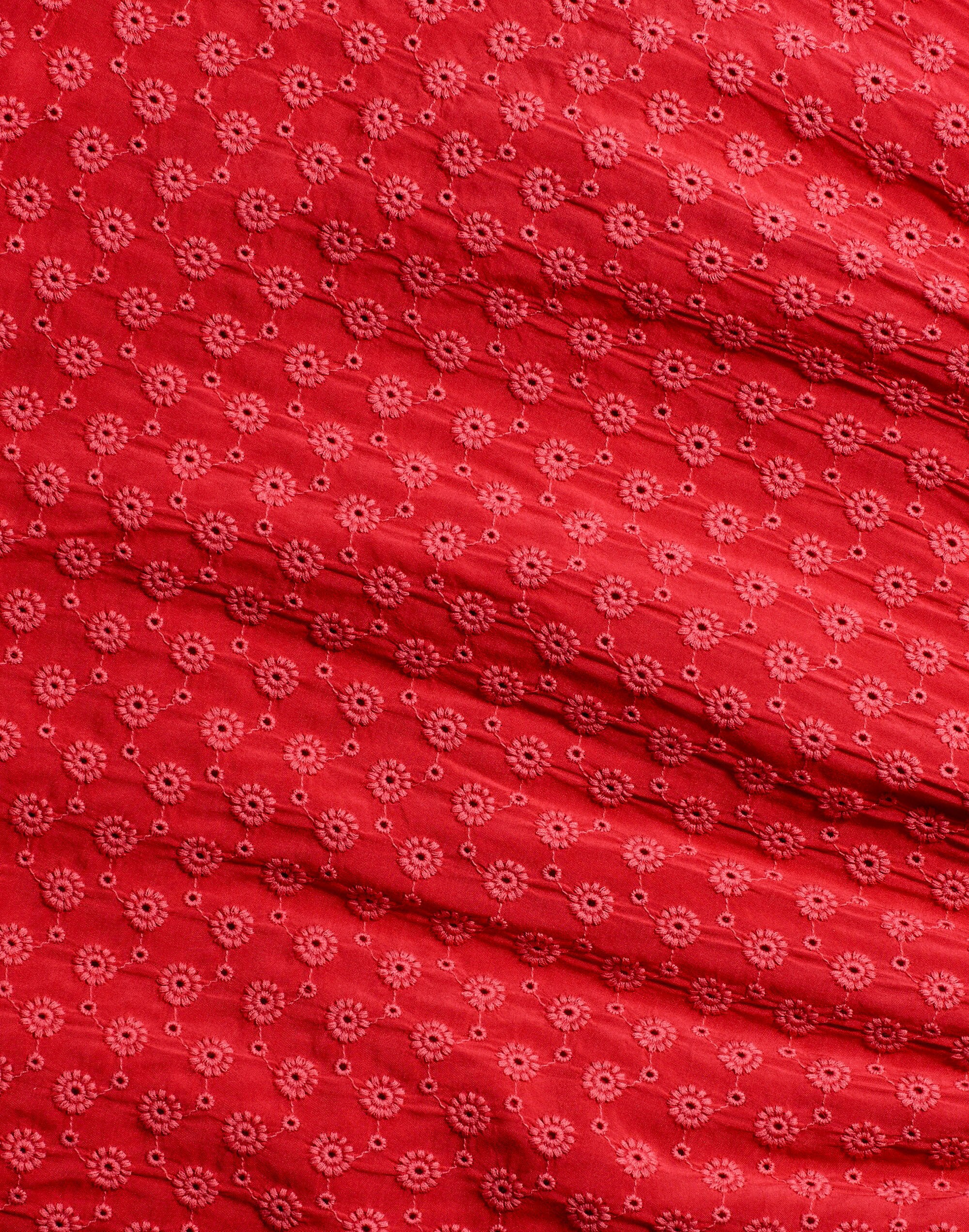 Eyelet Lucie Smocked Mini Dress