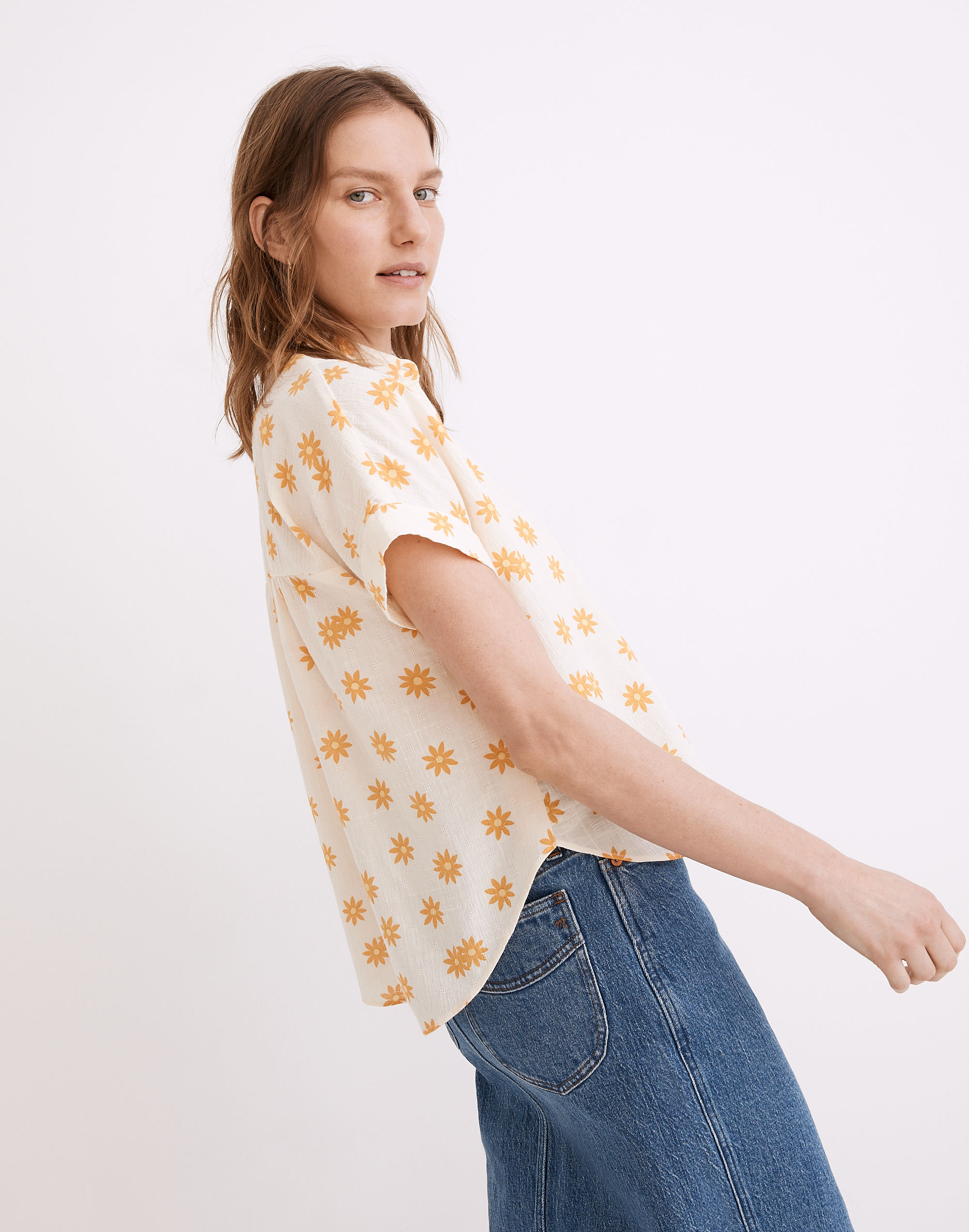 Hilltop Shirt in Daisy Groove