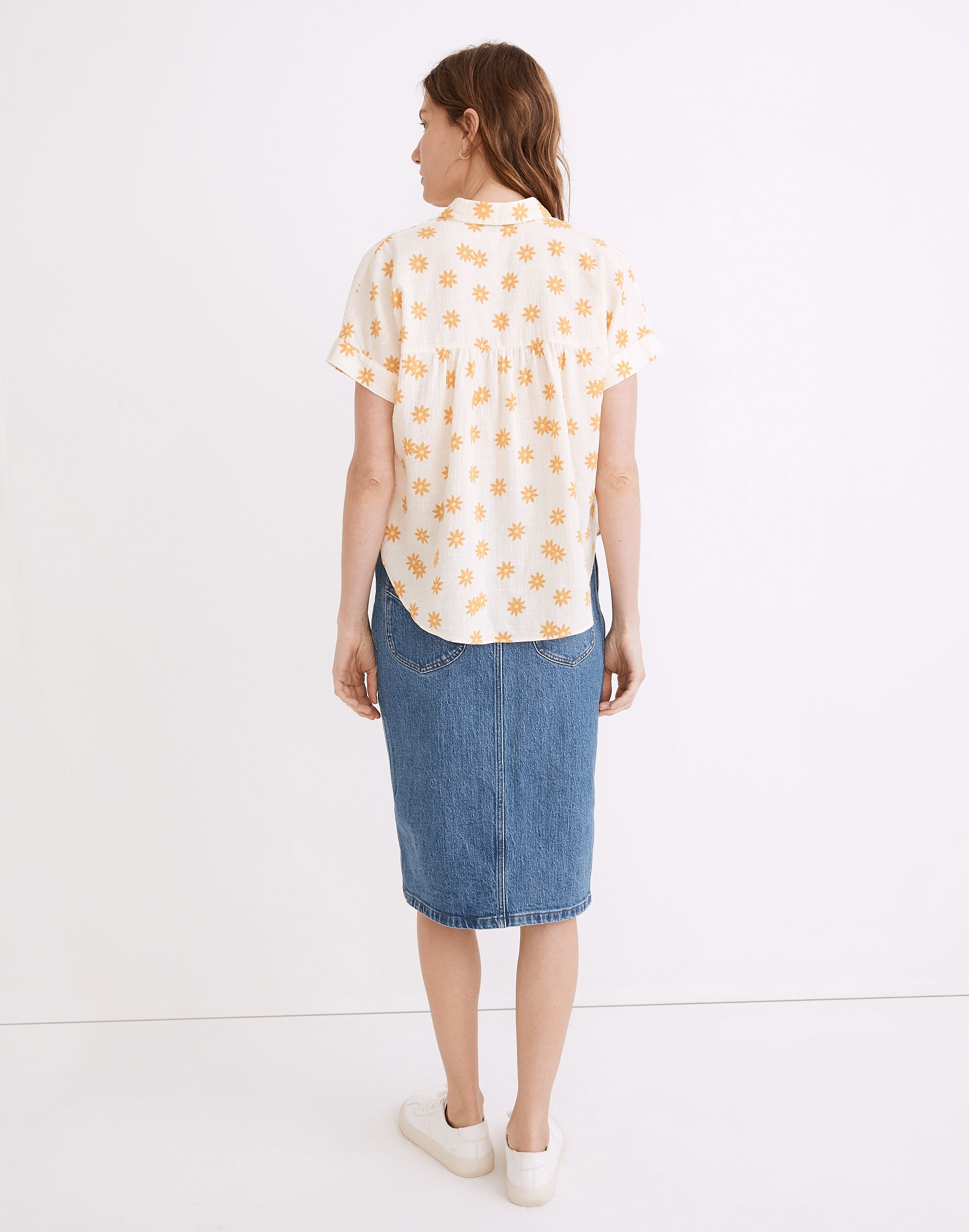 Hilltop Shirt in Daisy Groove