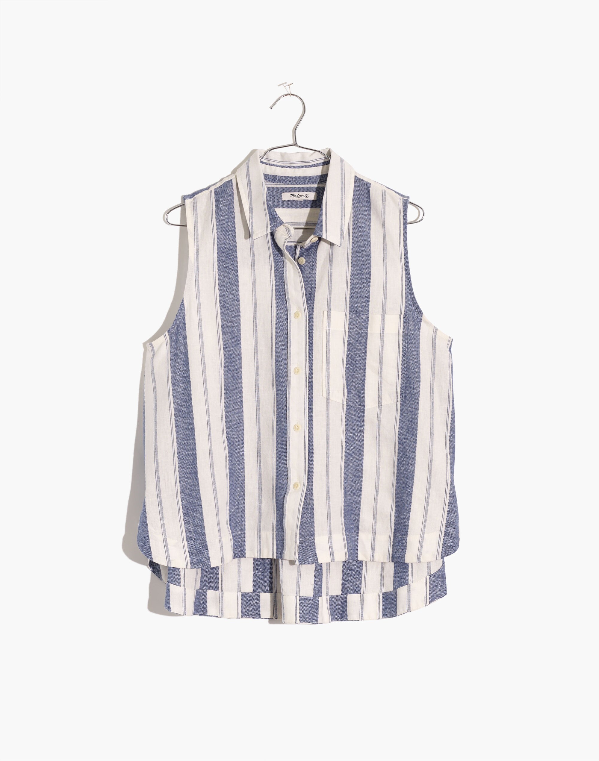 Striped Sleeveless Shirt