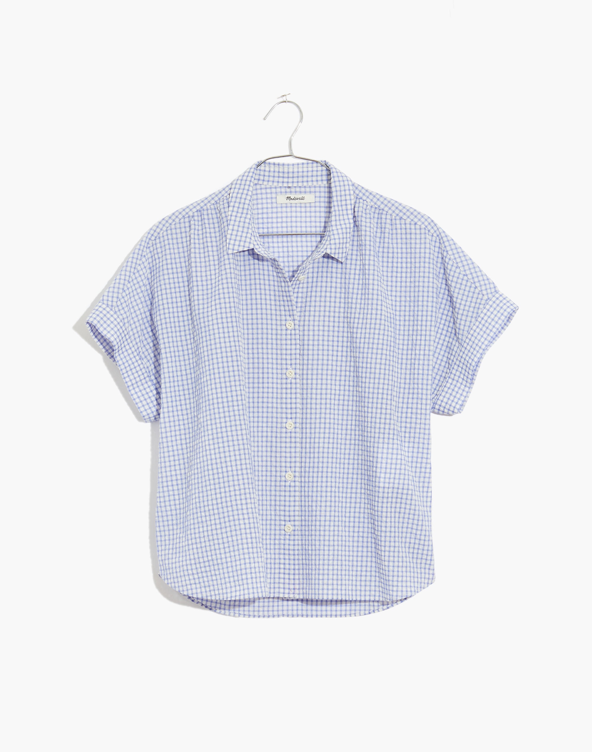 Hilltop Shirt in Seersucker Gingham Check