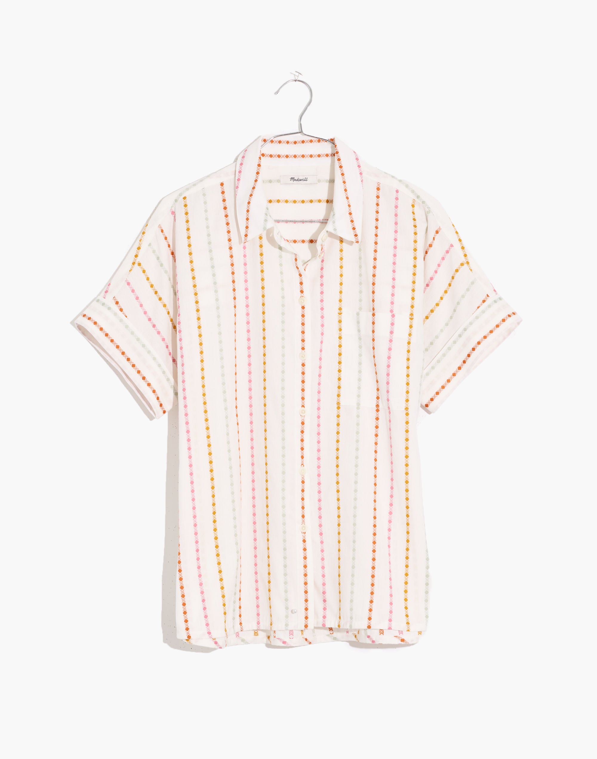 Daily Shirt in Jacquard Rainbow Stripe