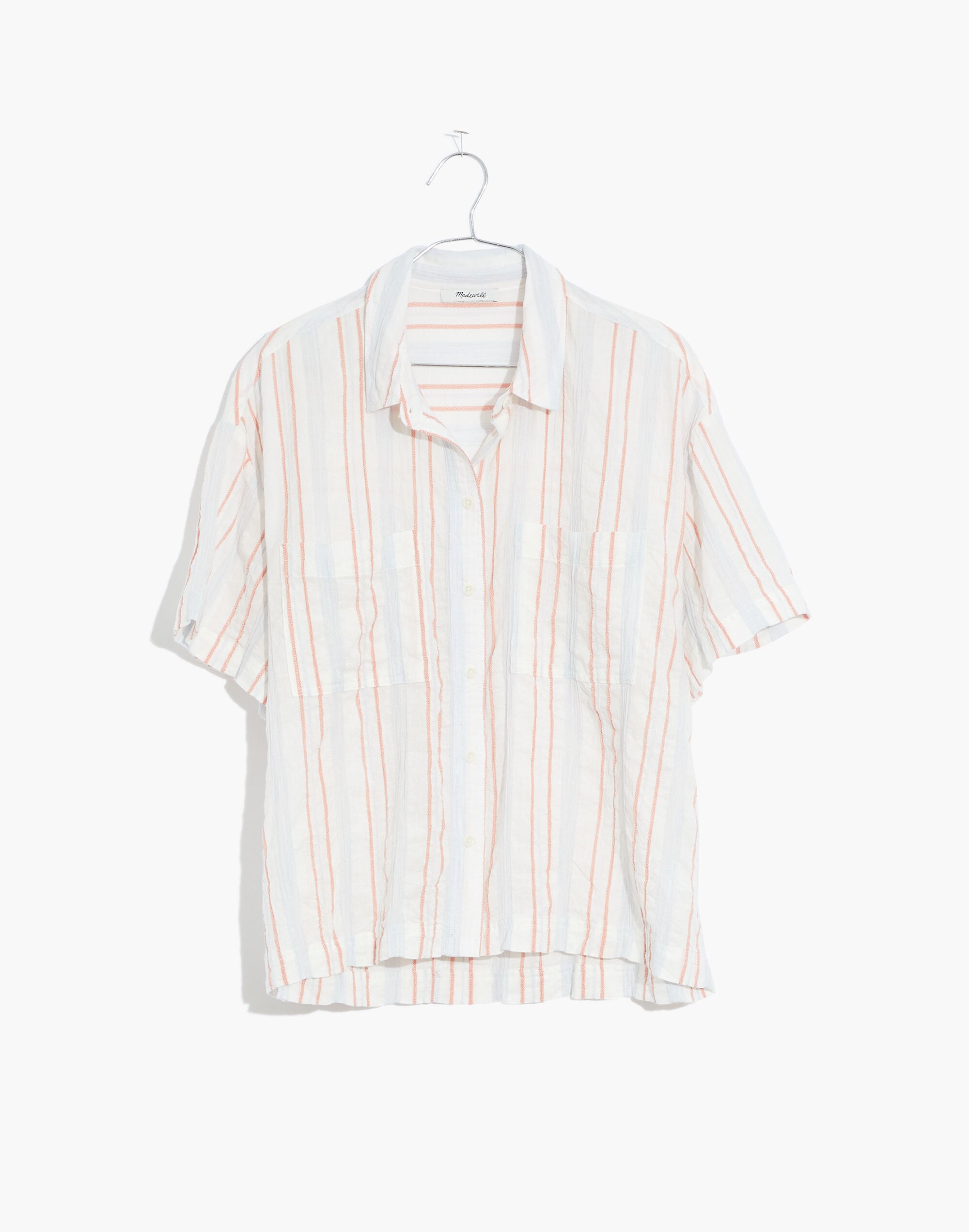 Beachside Shirt in Seersucker Delmar Stripe