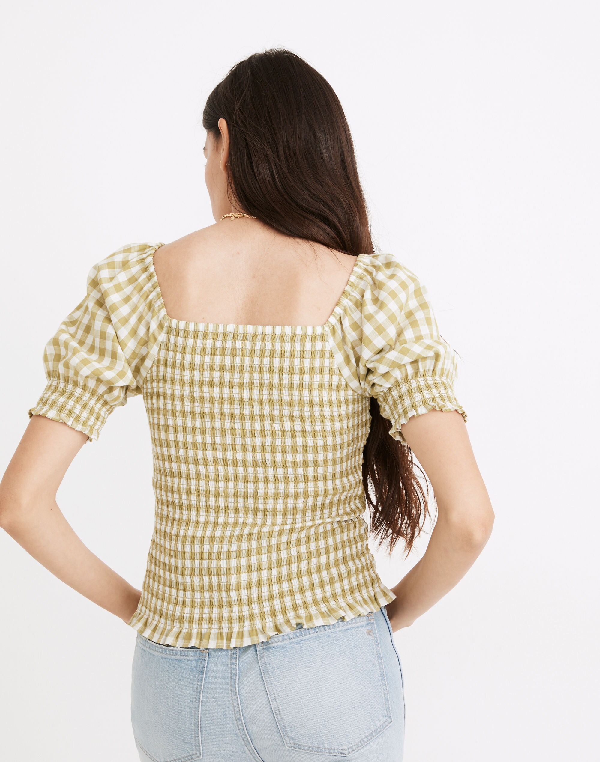 トップス ANDMARY Hannah check tops ANDMARY】Hannah check tops