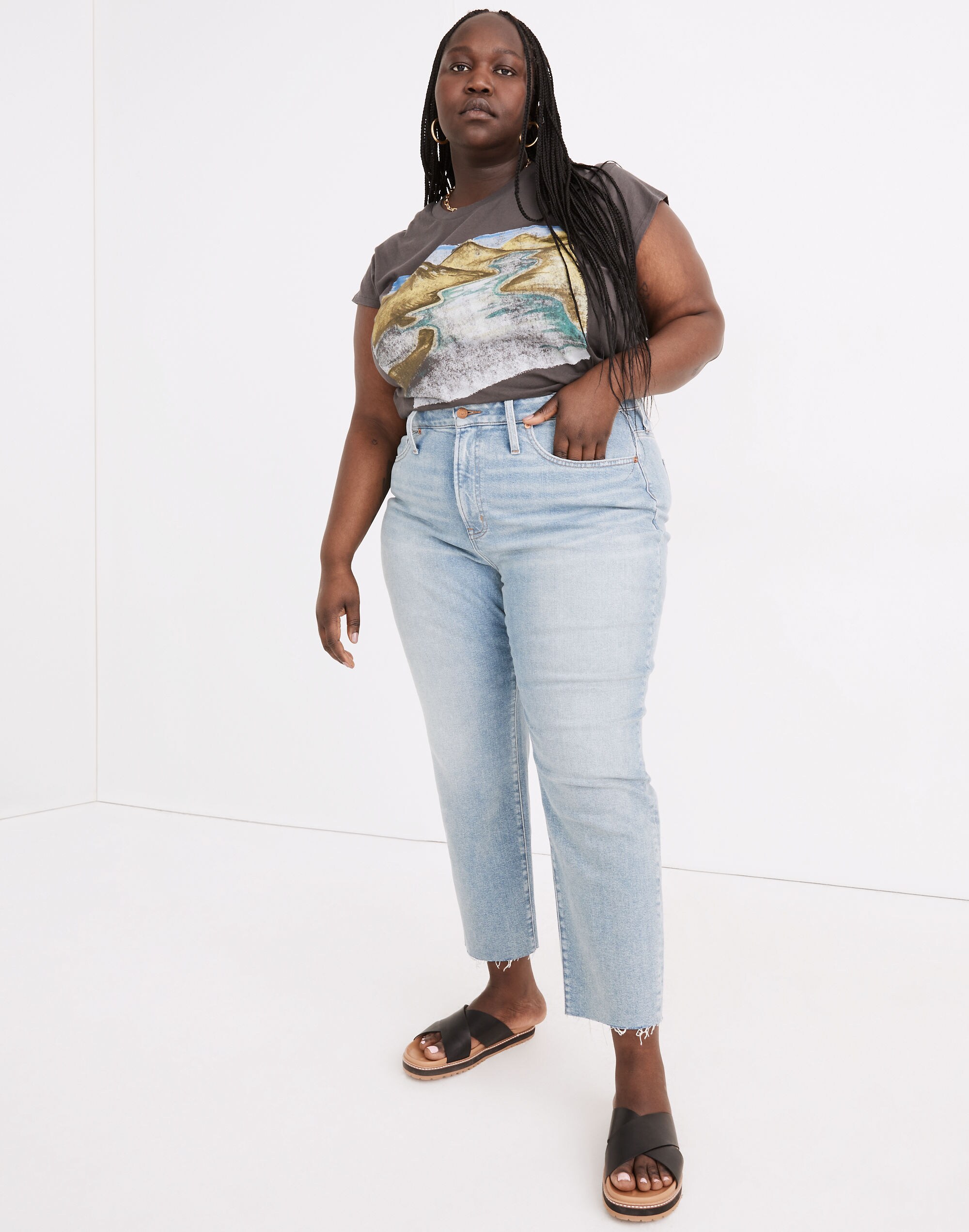 The Plus Curvy Momjean in Mayes Wash