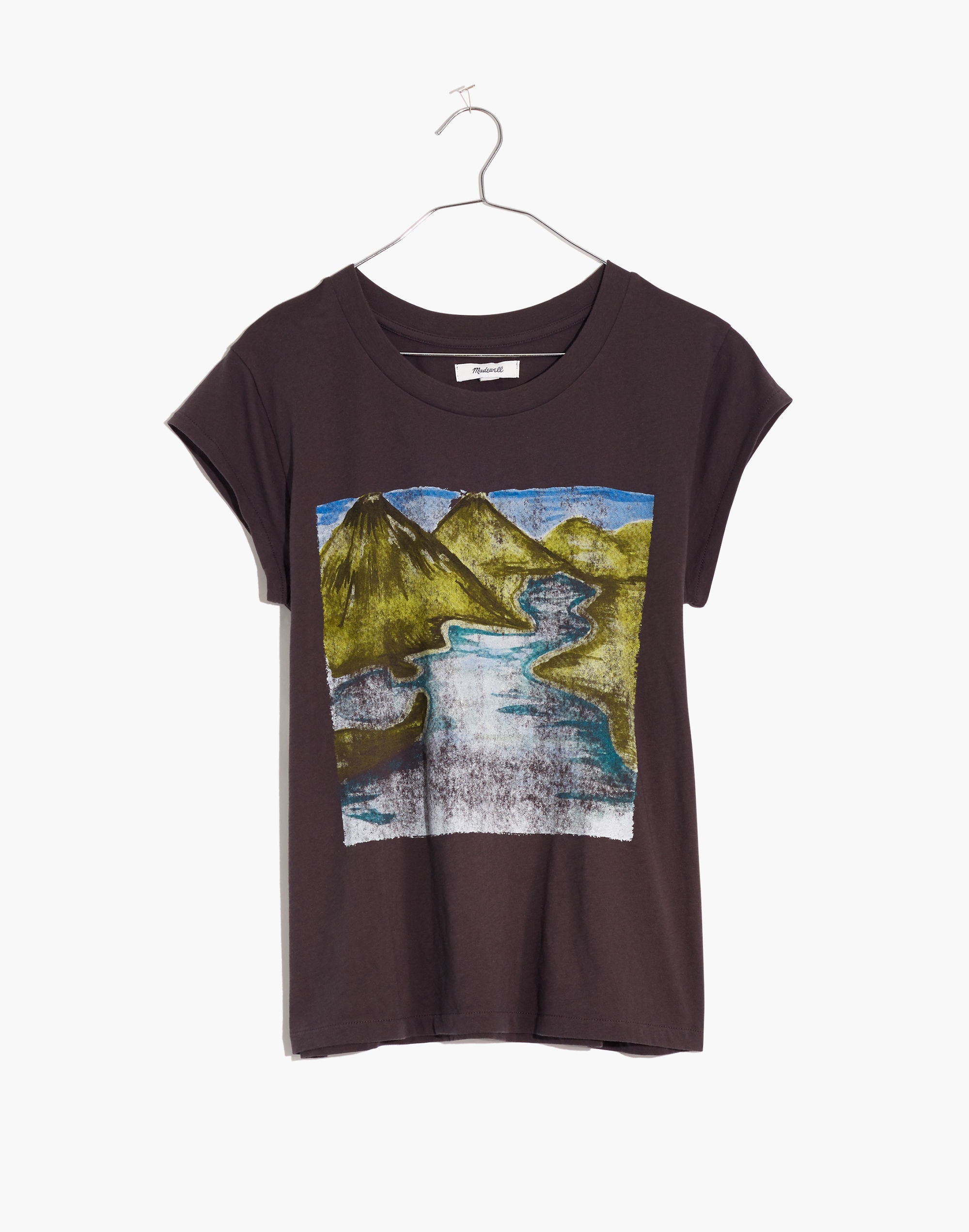 Tahitian Souvenir Graphic Softfade Cotton Tee