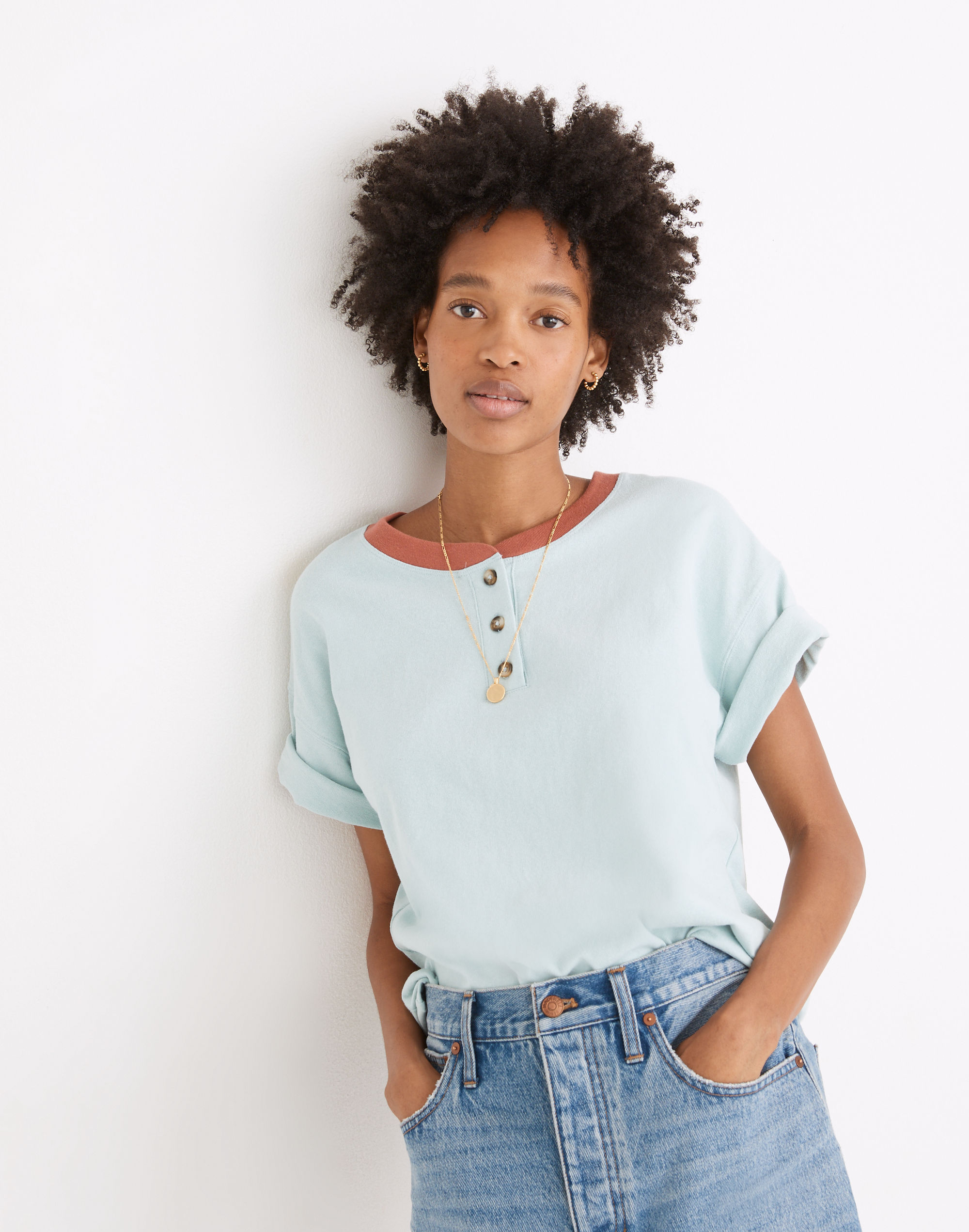 parkview ringer henley tee