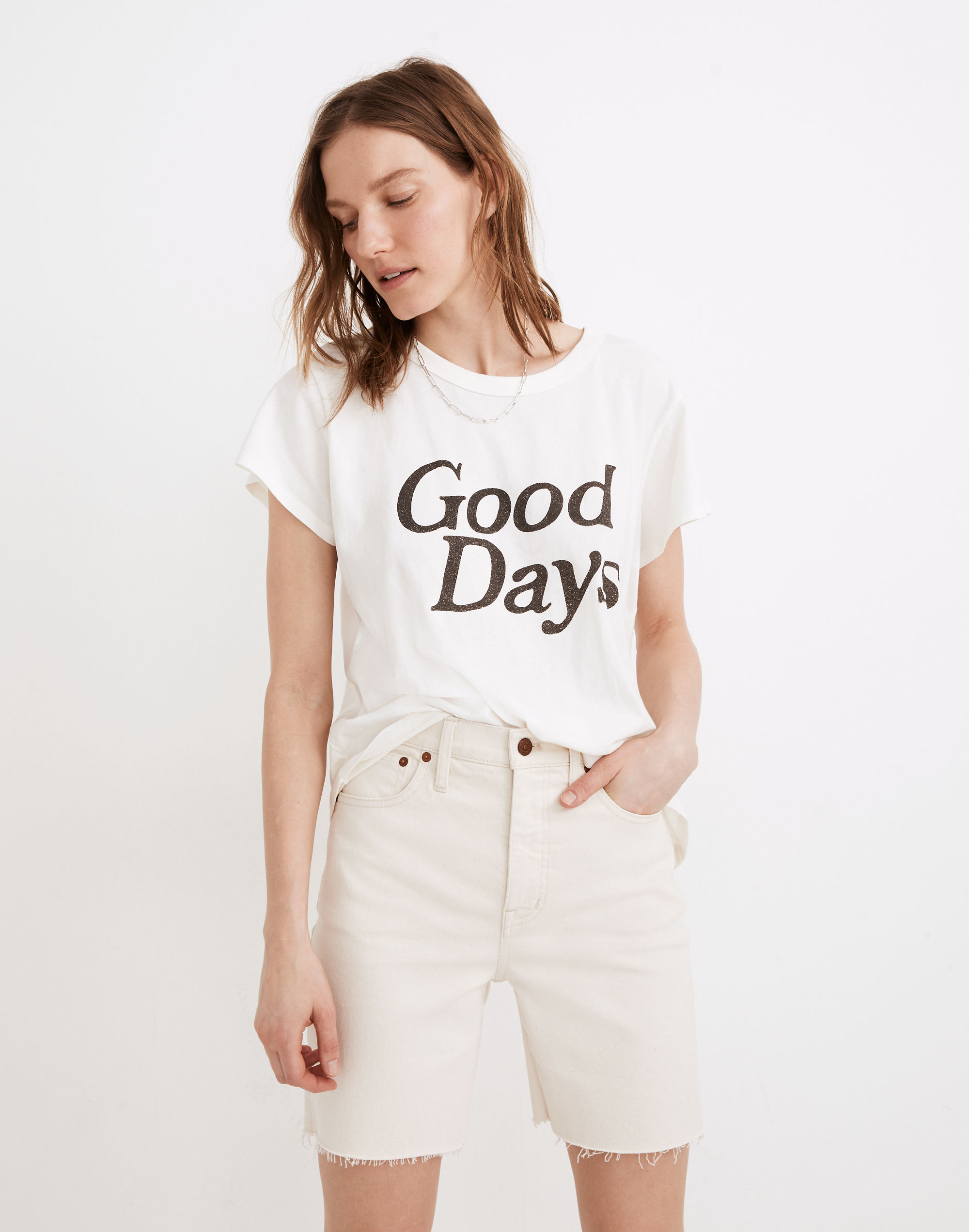 Good Days Graphic Softfade Cotton Tee