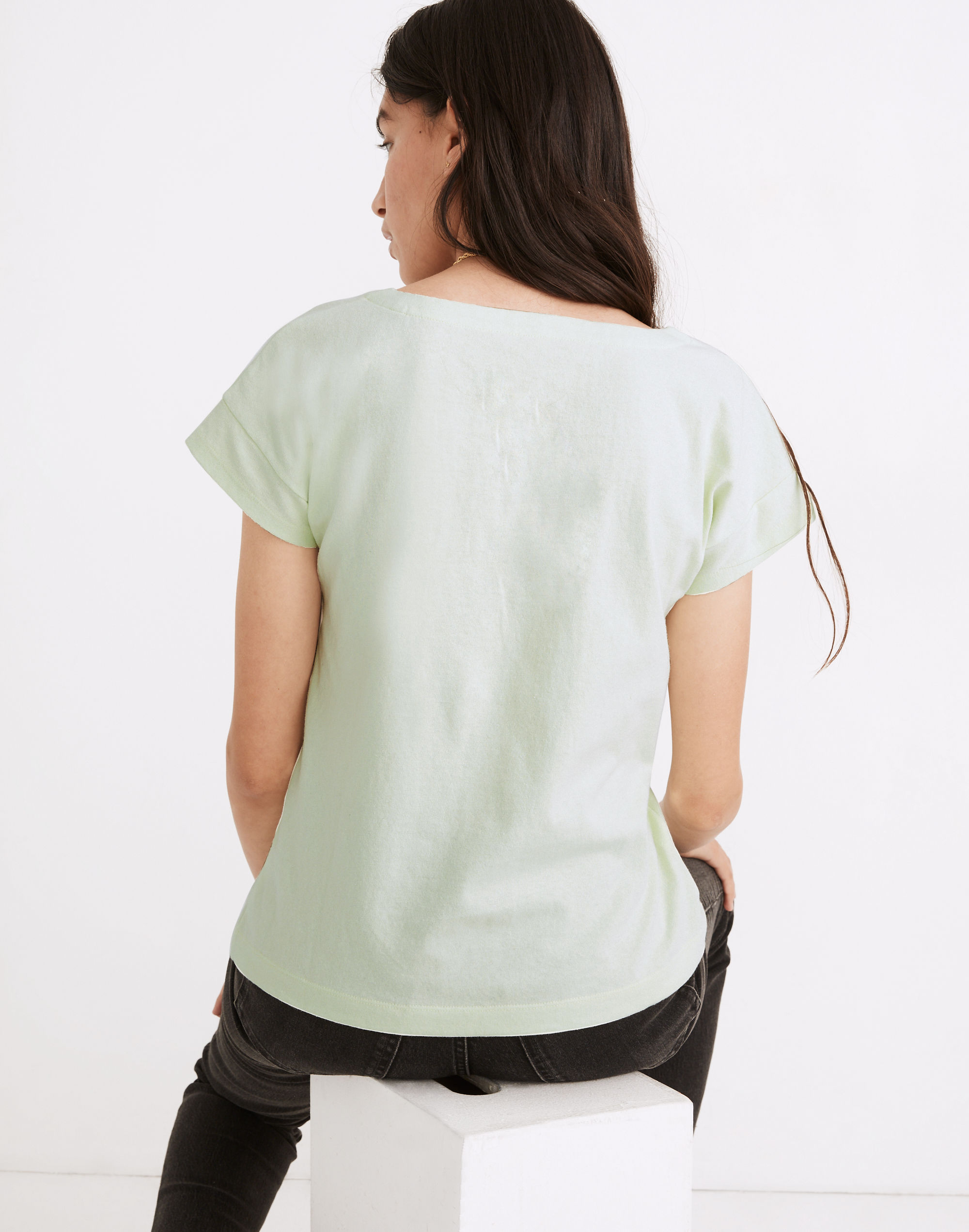 Knit Square-Neck Top