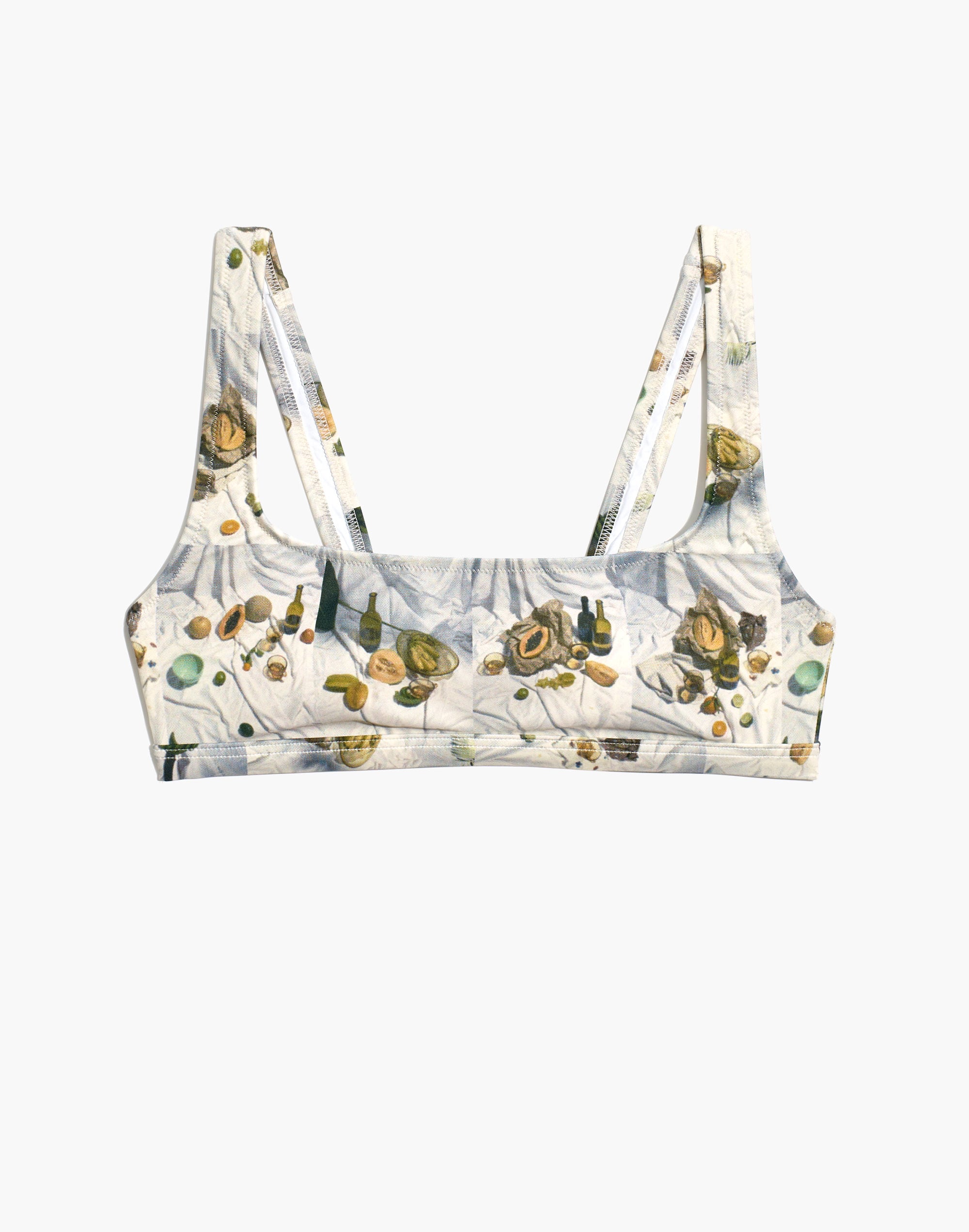 Madewell Second Wave Balconette Bikini Top in Photogenic Fruit
