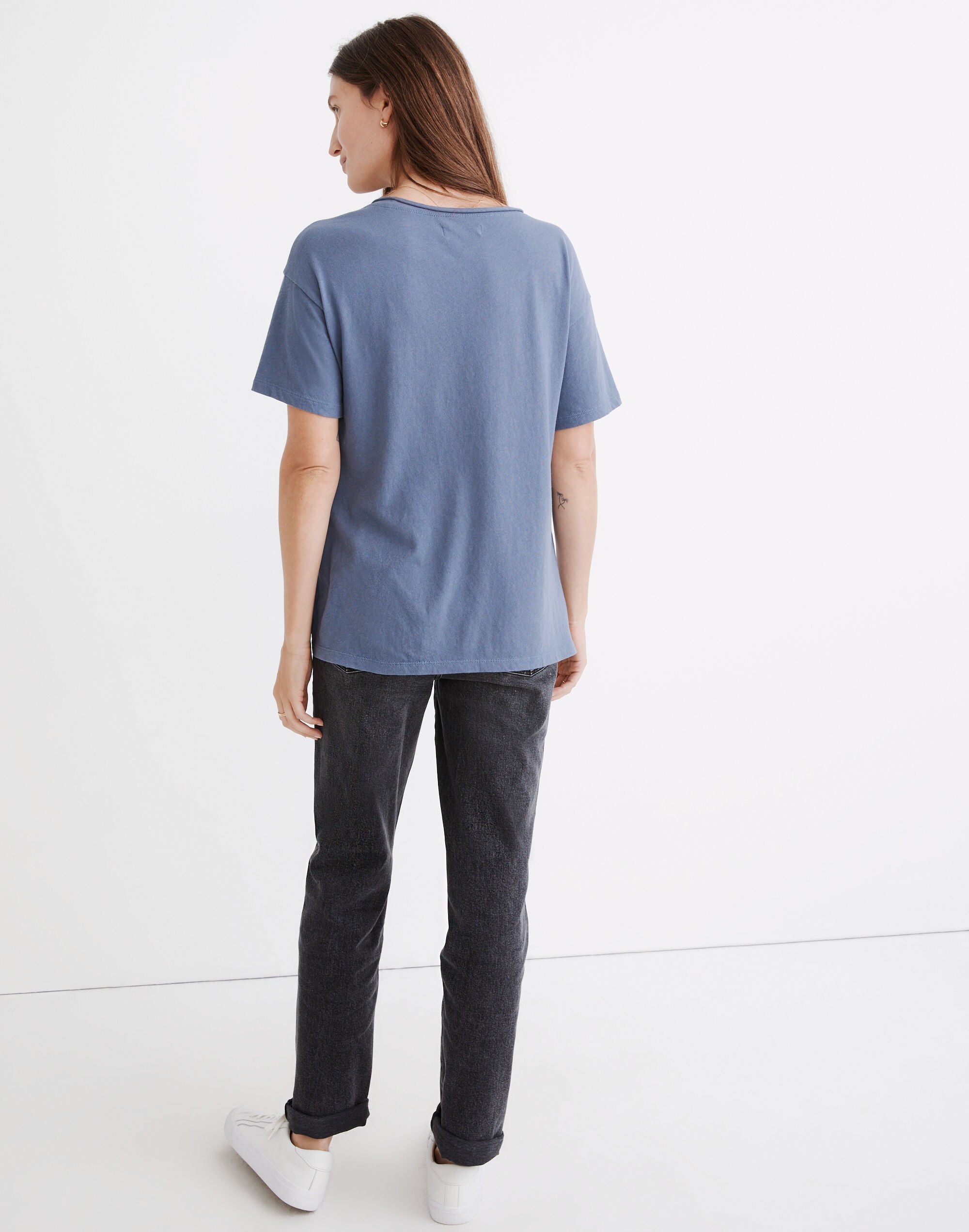 Softfade Cotton Oversized Pocket Tee