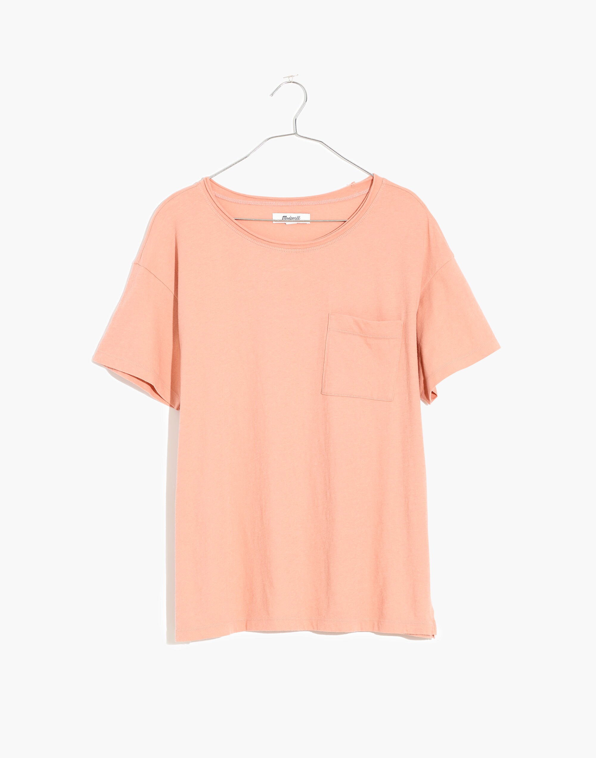 Softfade Cotton Oversized Pocket Tee