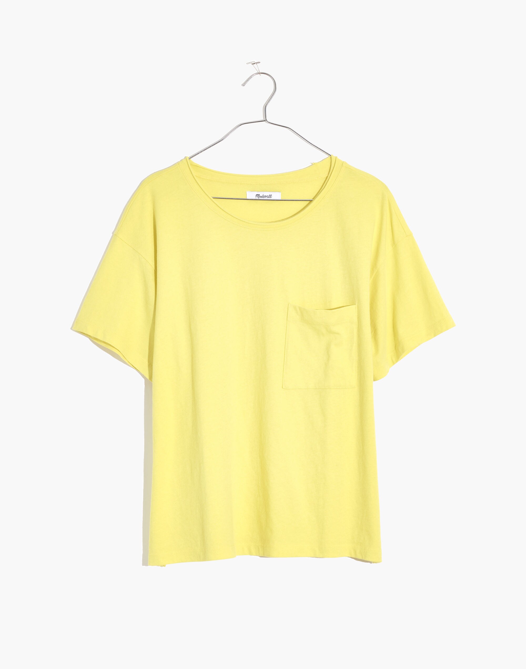 Softfade Cotton Oversized Pocket Tee