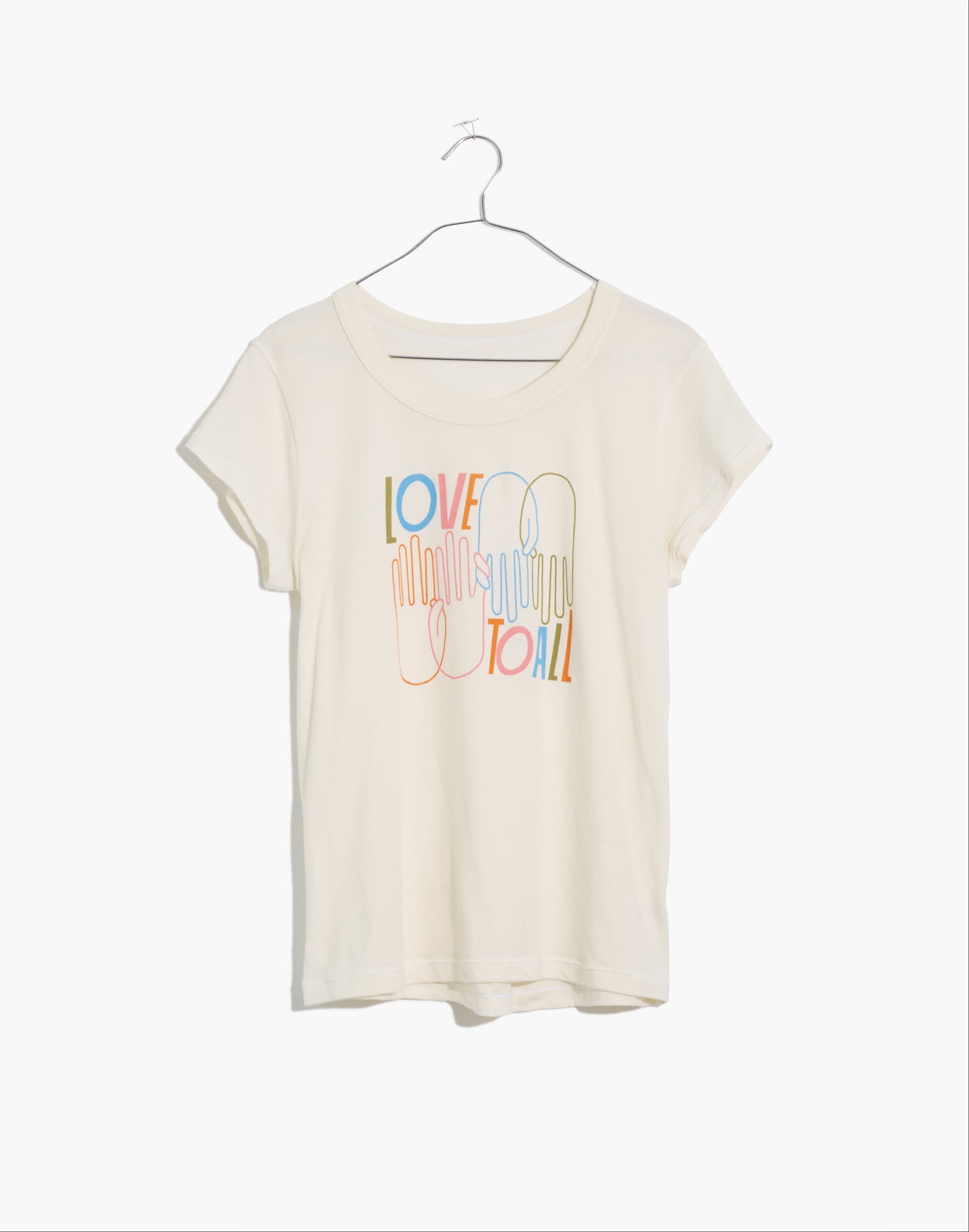 Madewell x Lisa Congdon Love To All Pride Perfect Vintage Tee