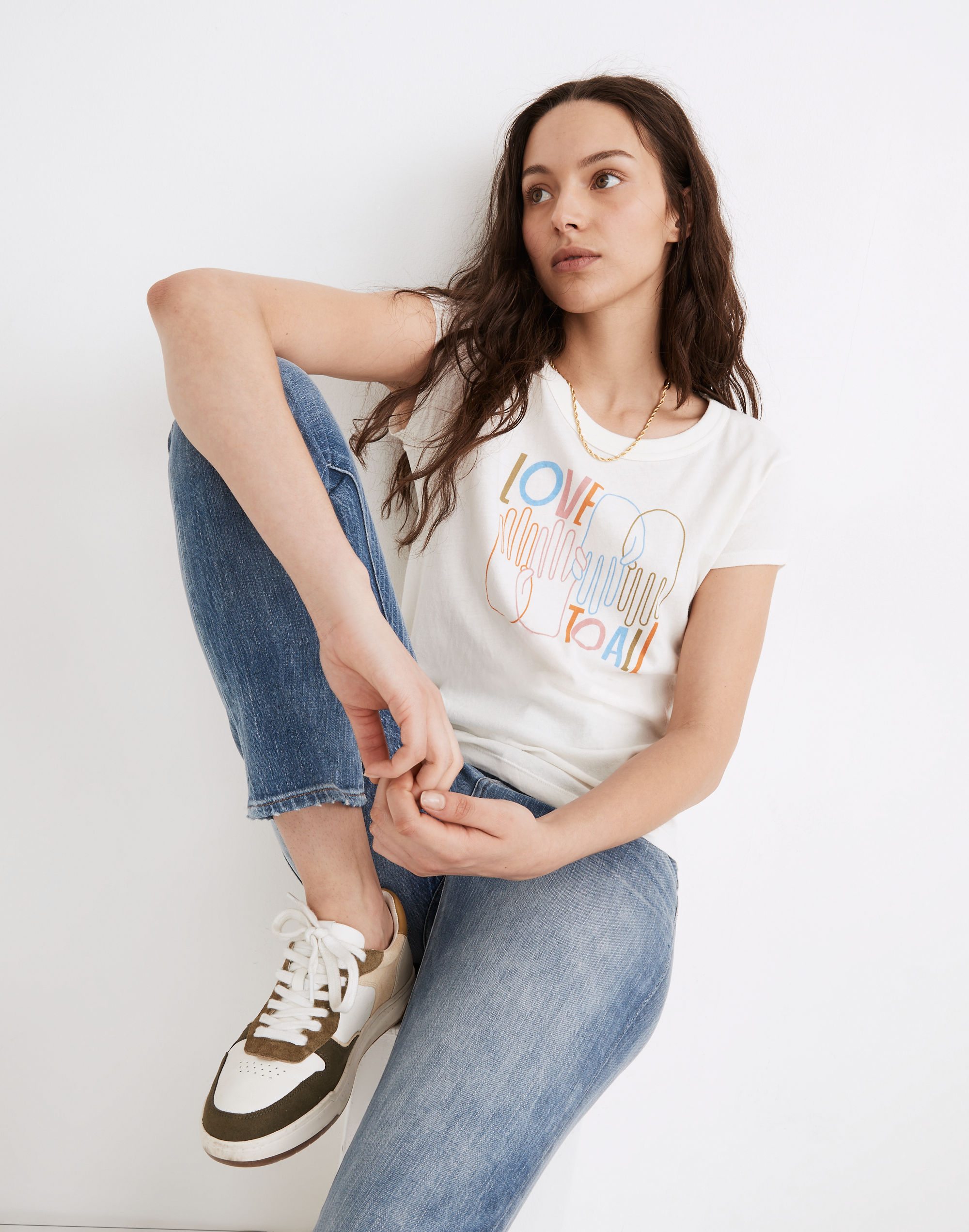 Madewell x Lisa Congdon Love To All Pride Perfect Vintage Tee