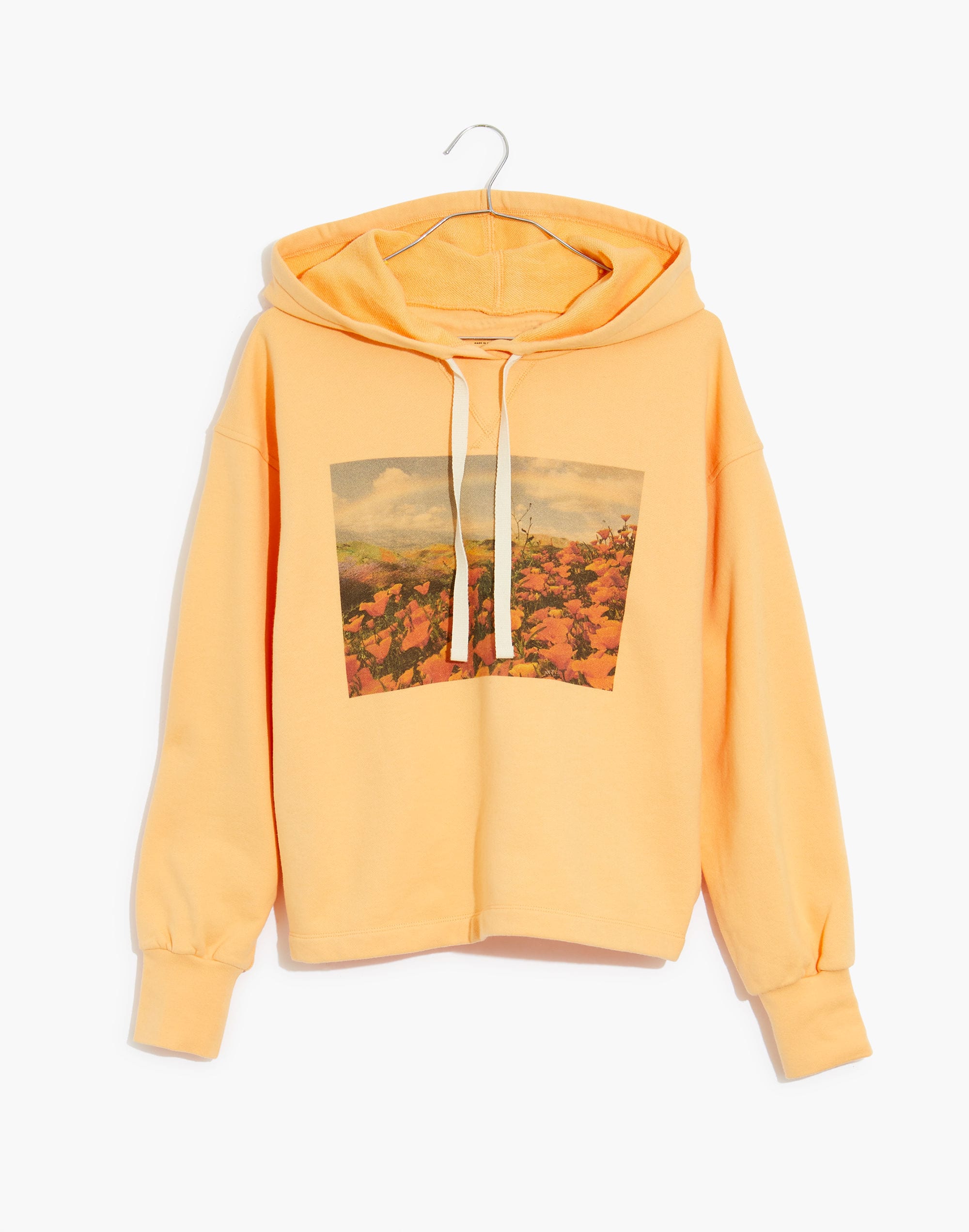 Madewell x Siobh&aacute;n O'Dwyer Poppy Landscape Hoodie Sweatshirt