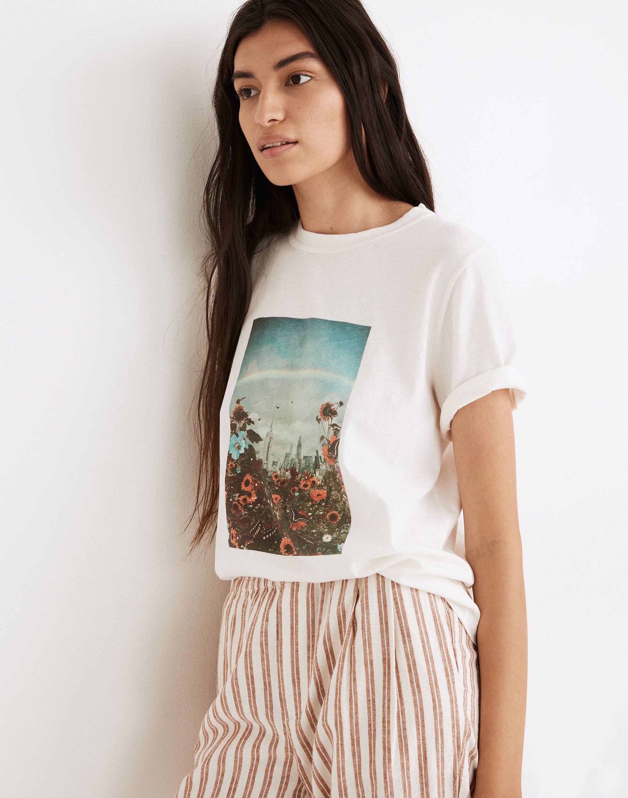Madewell x Siobh&aacute;n O'Dwyer NY Landscape Tomboy Tee