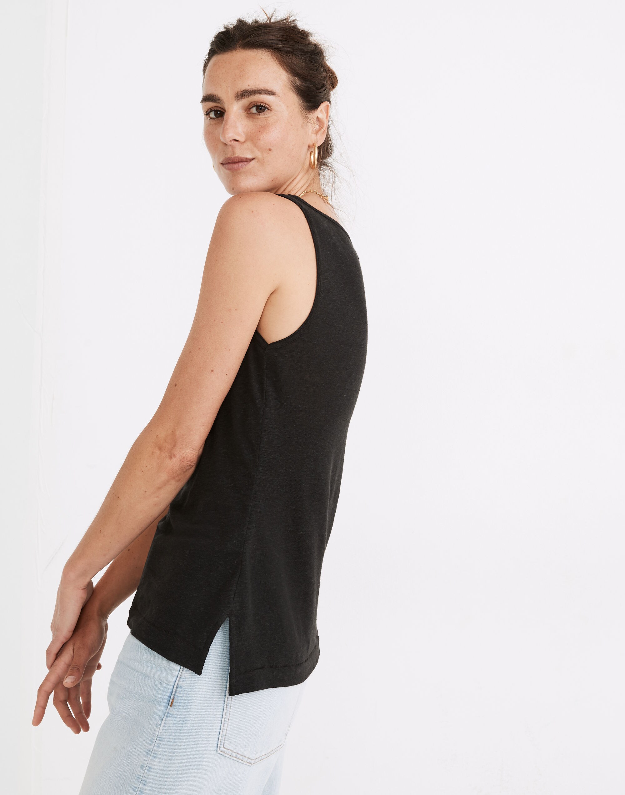Modern Linen Tank Top