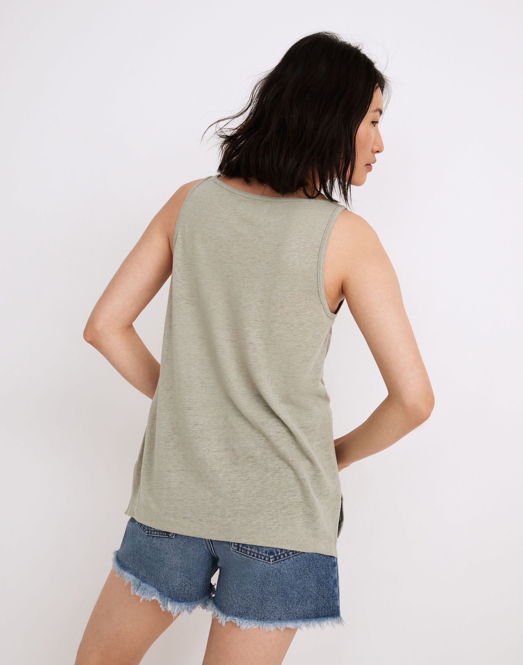 Modern Linen Tank Top
