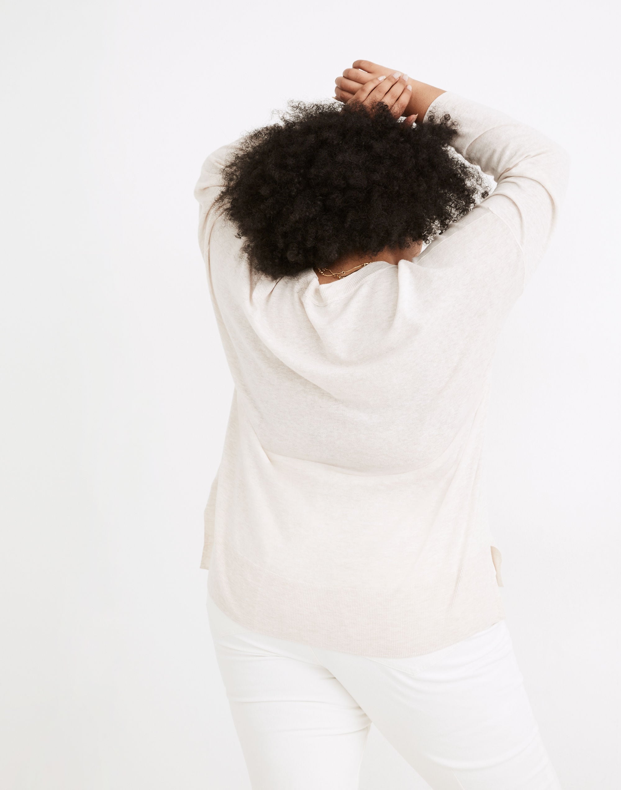 Plus Lightweight Pocket Pullover Sweater