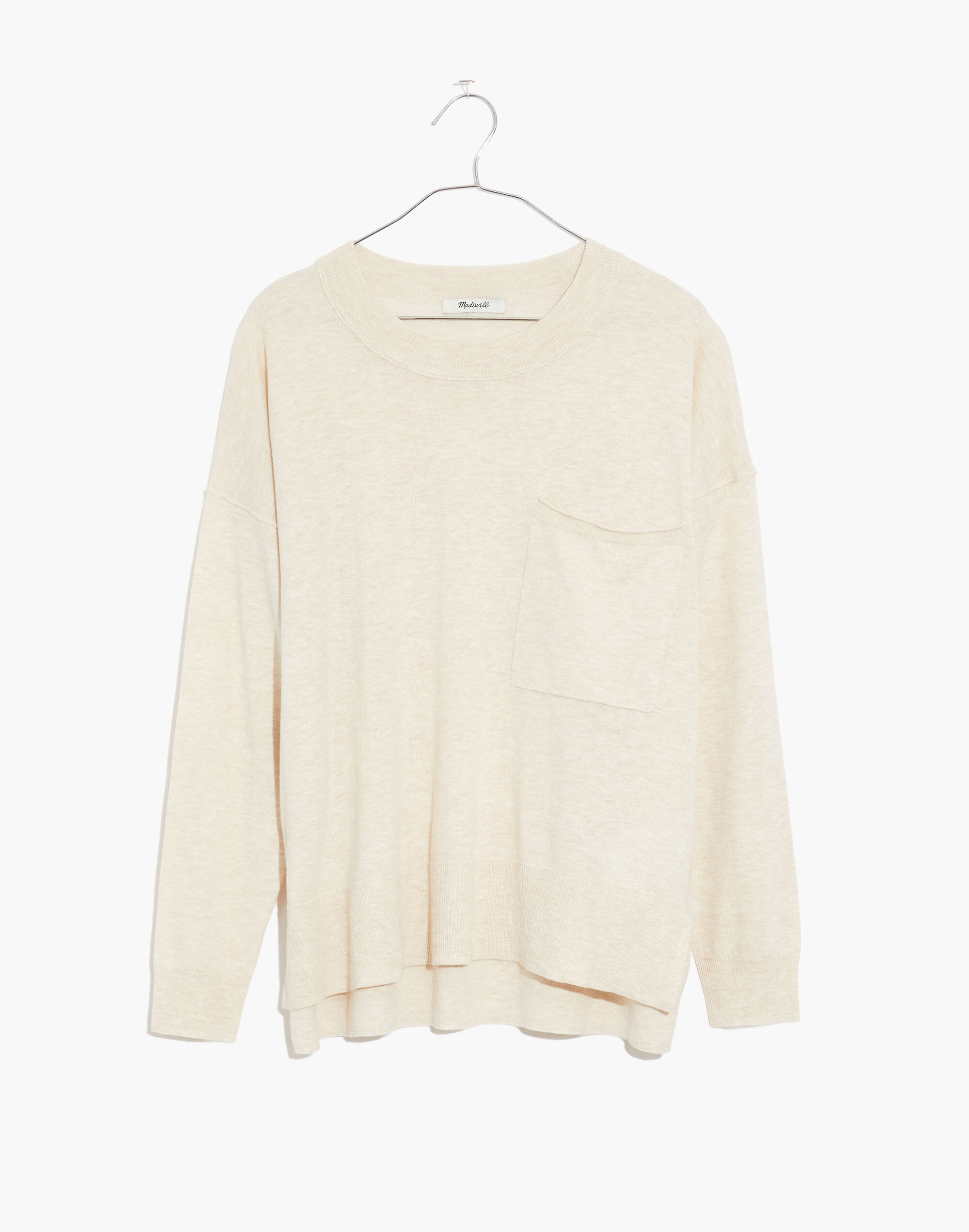 Plus Lightweight Pocket Pullover Sweater