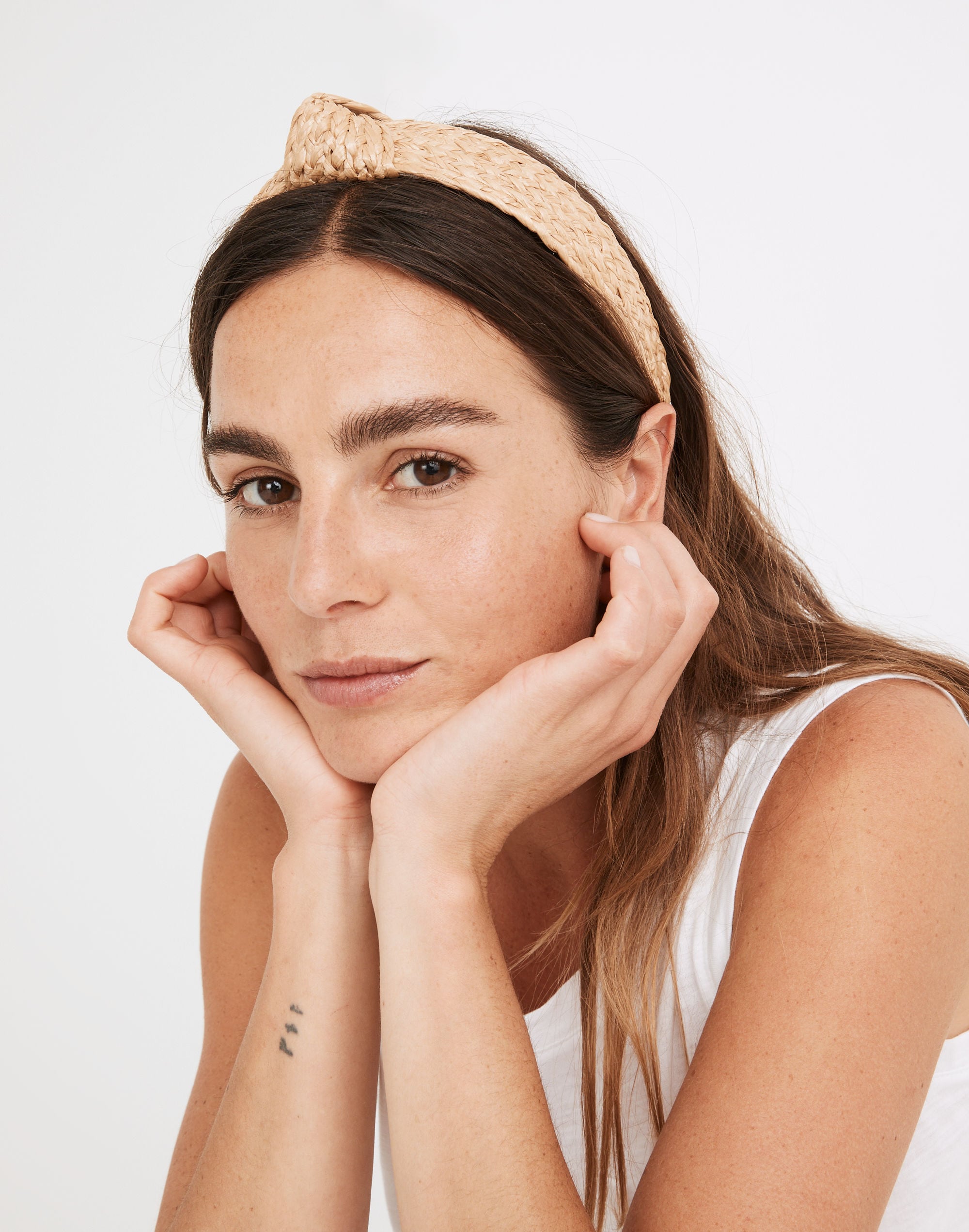 Knotted Raffia Headband