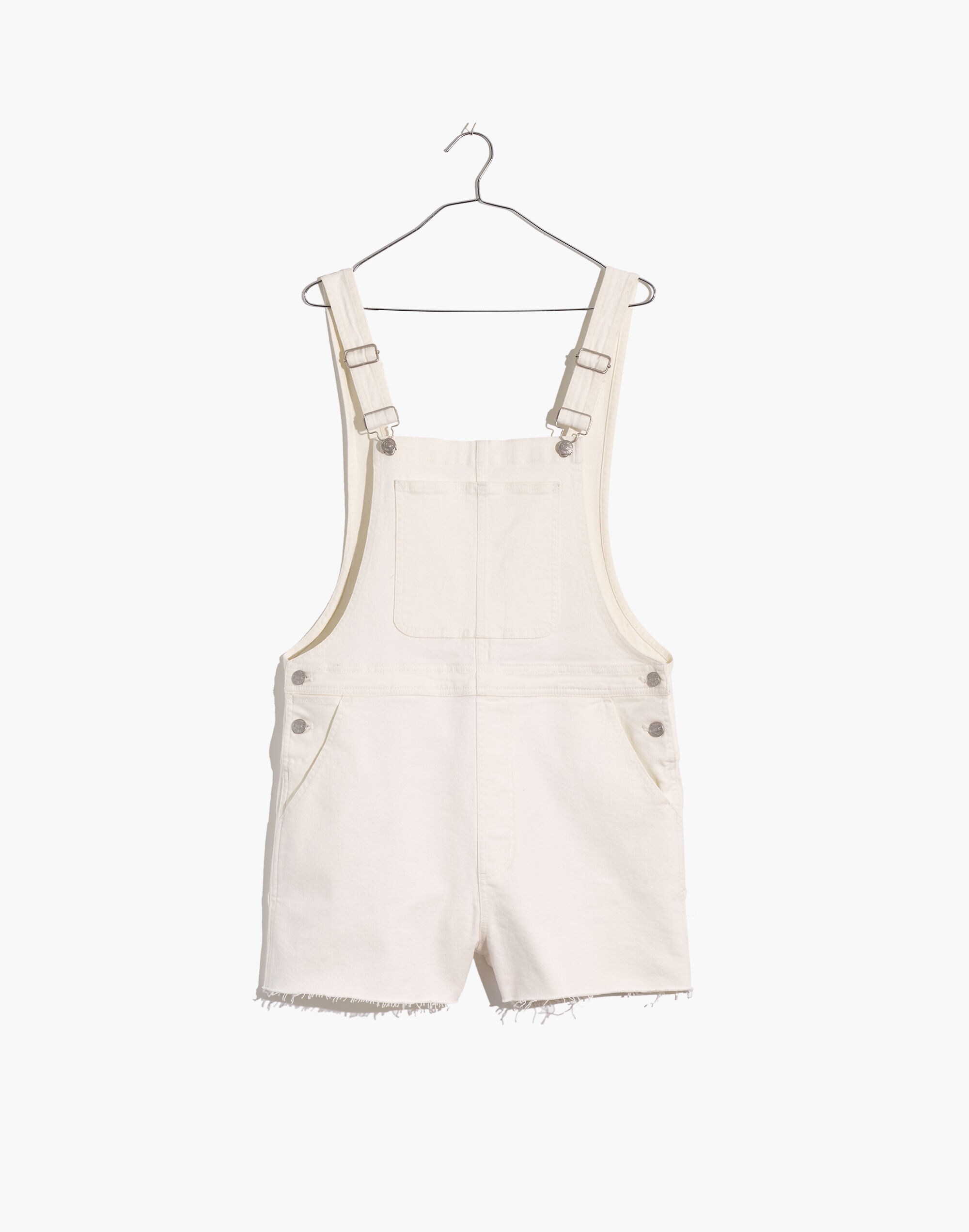 Adirondack Short Overalls in Tile White