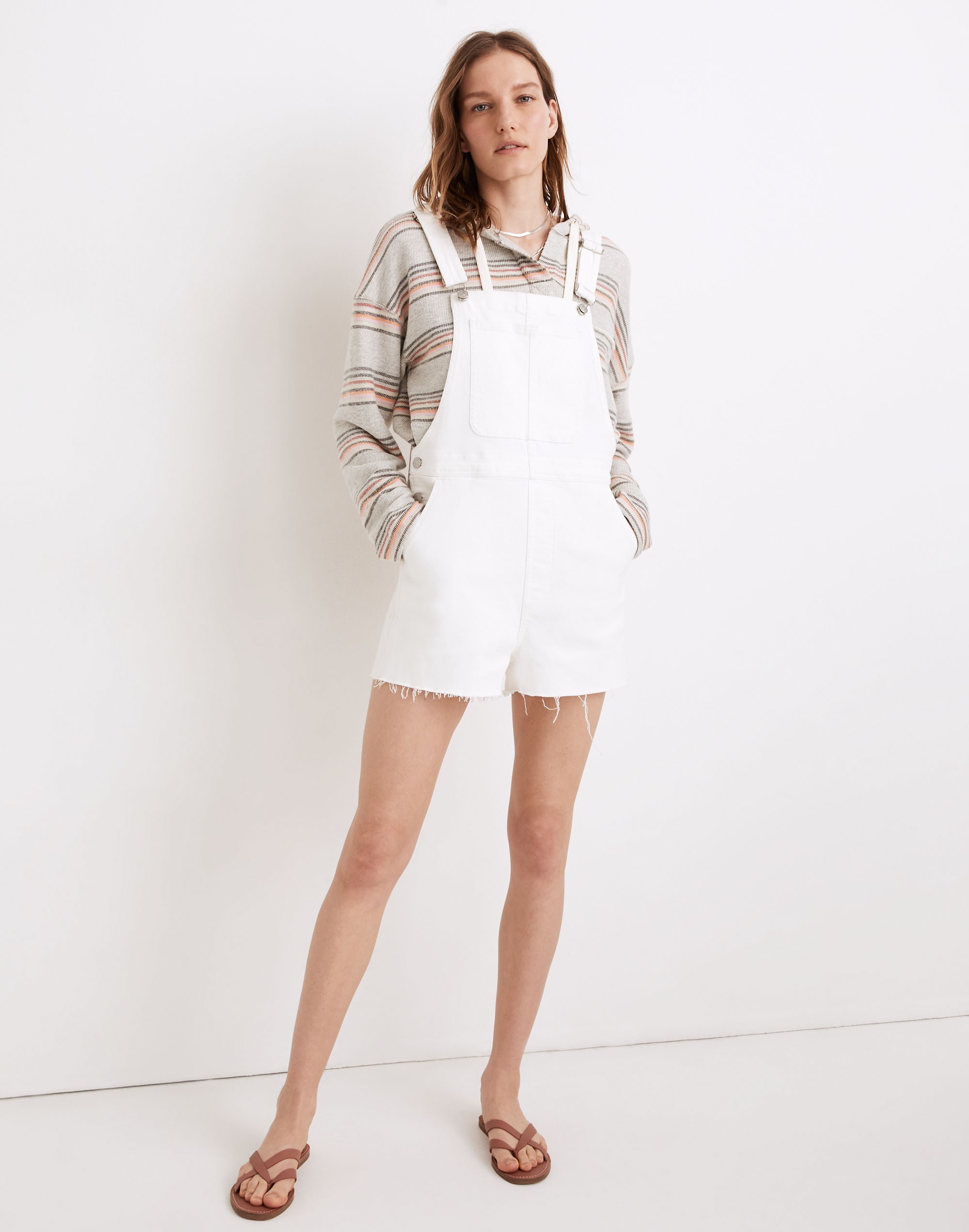 White Denim Overall Overall Outfits Shorts Adirondack Short
