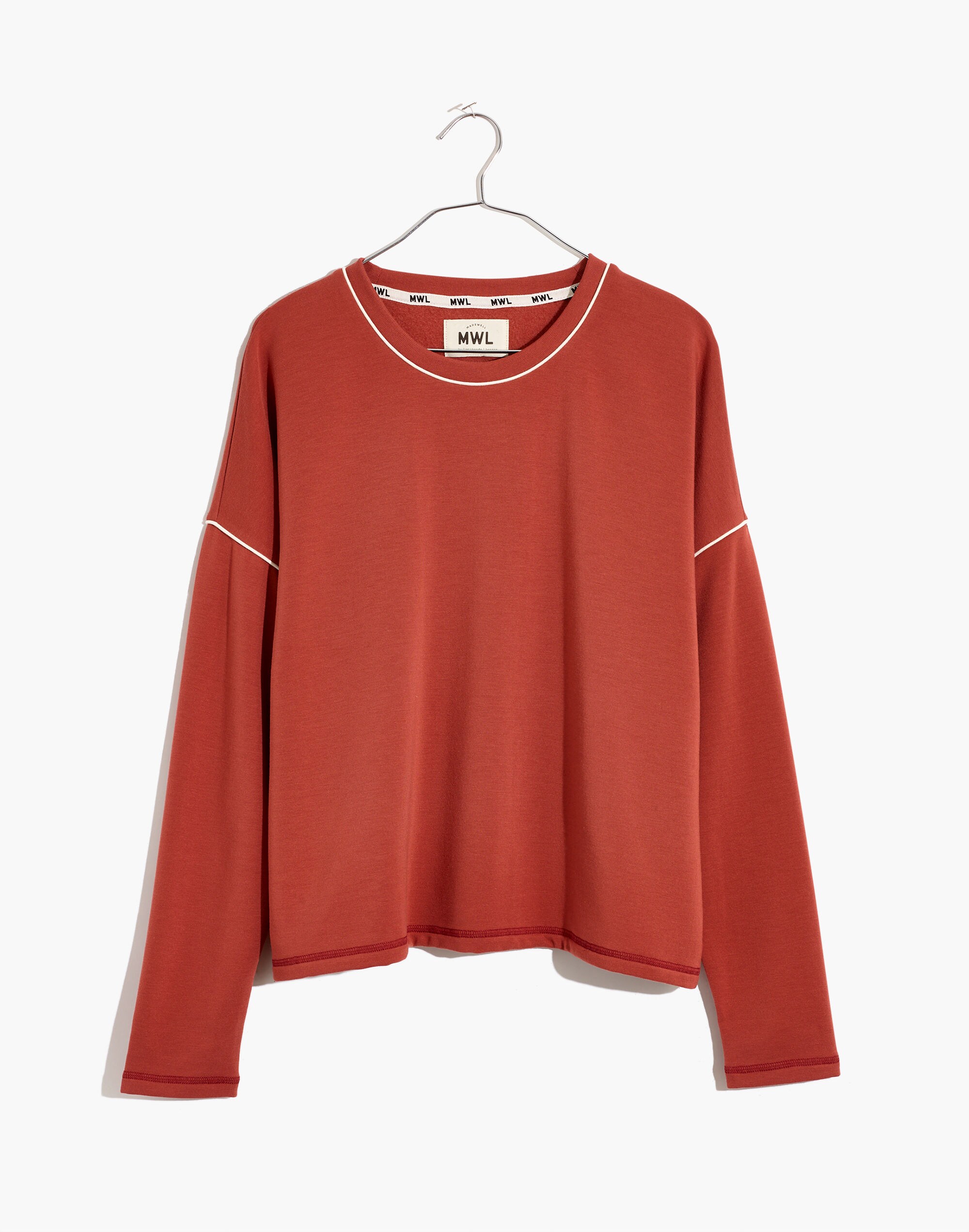 MWL Superbrushed Piped Easygoing Sweatshirt in null image 5
