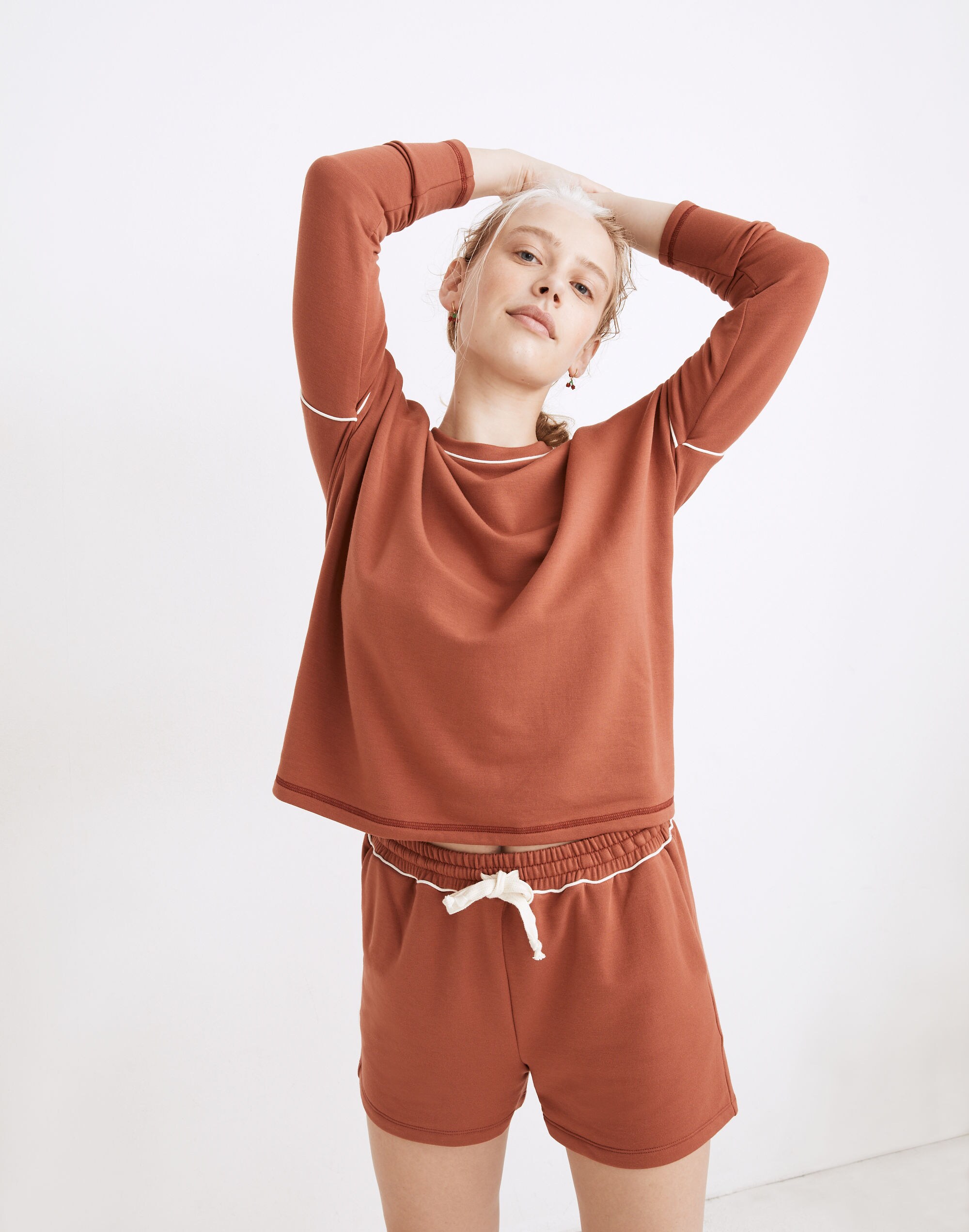 MWL Superbrushed Piped Easygoing Sweatshirt in null image 1