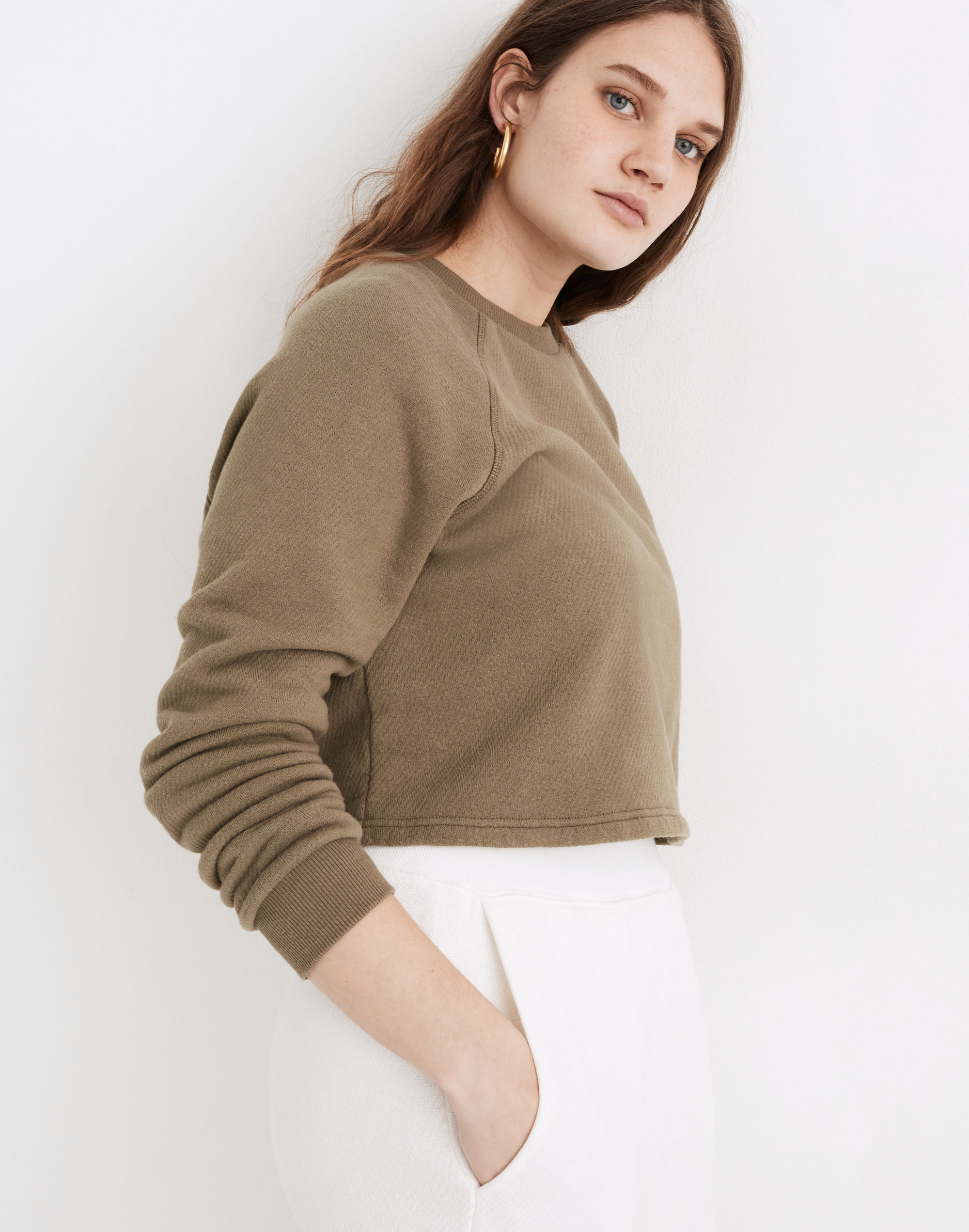 MWL Airyterry Crop Sweatshirt