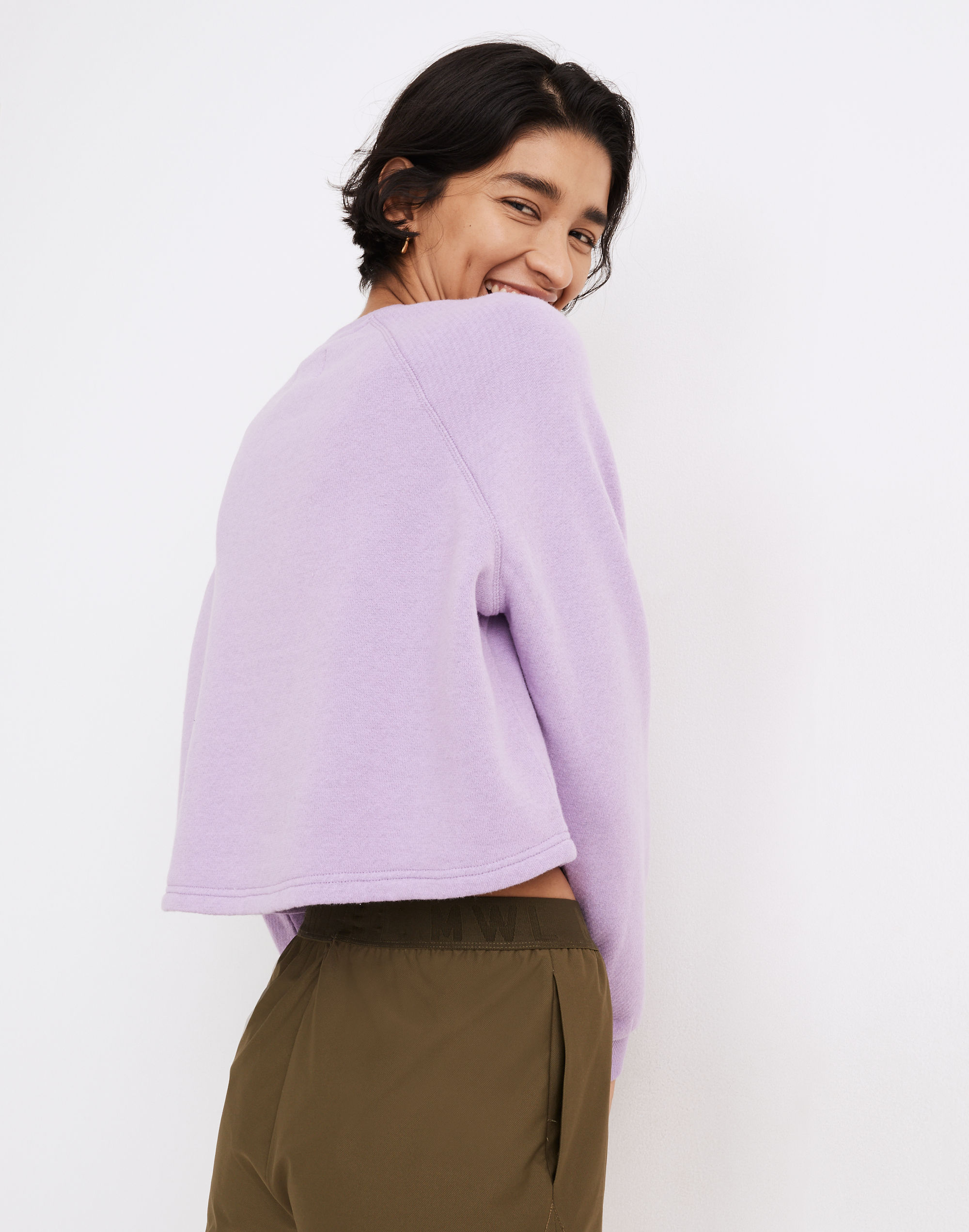 MWL Airyterry Crop Sweatshirt