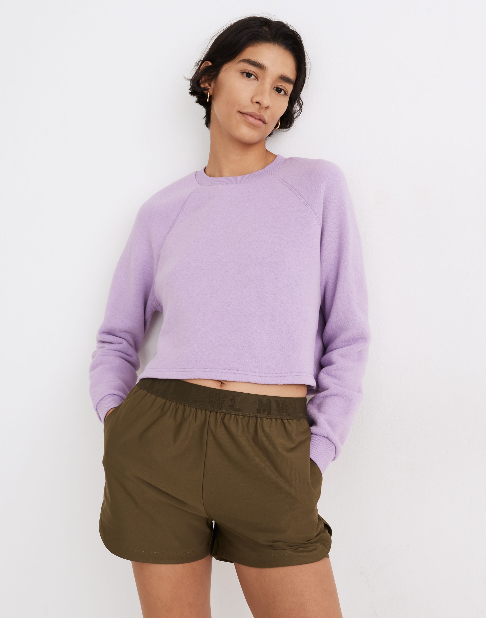 MWL Airyterry Crop Sweatshirt