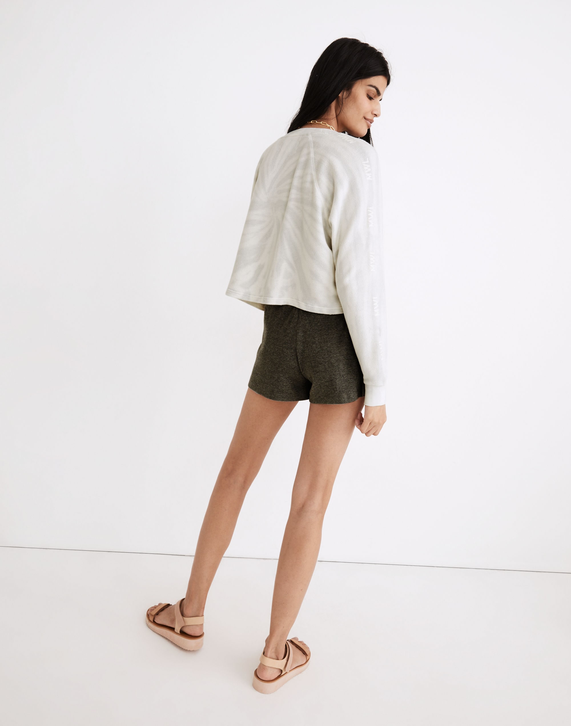 MWL Tie-Dye Crop Sweatshirt Tee