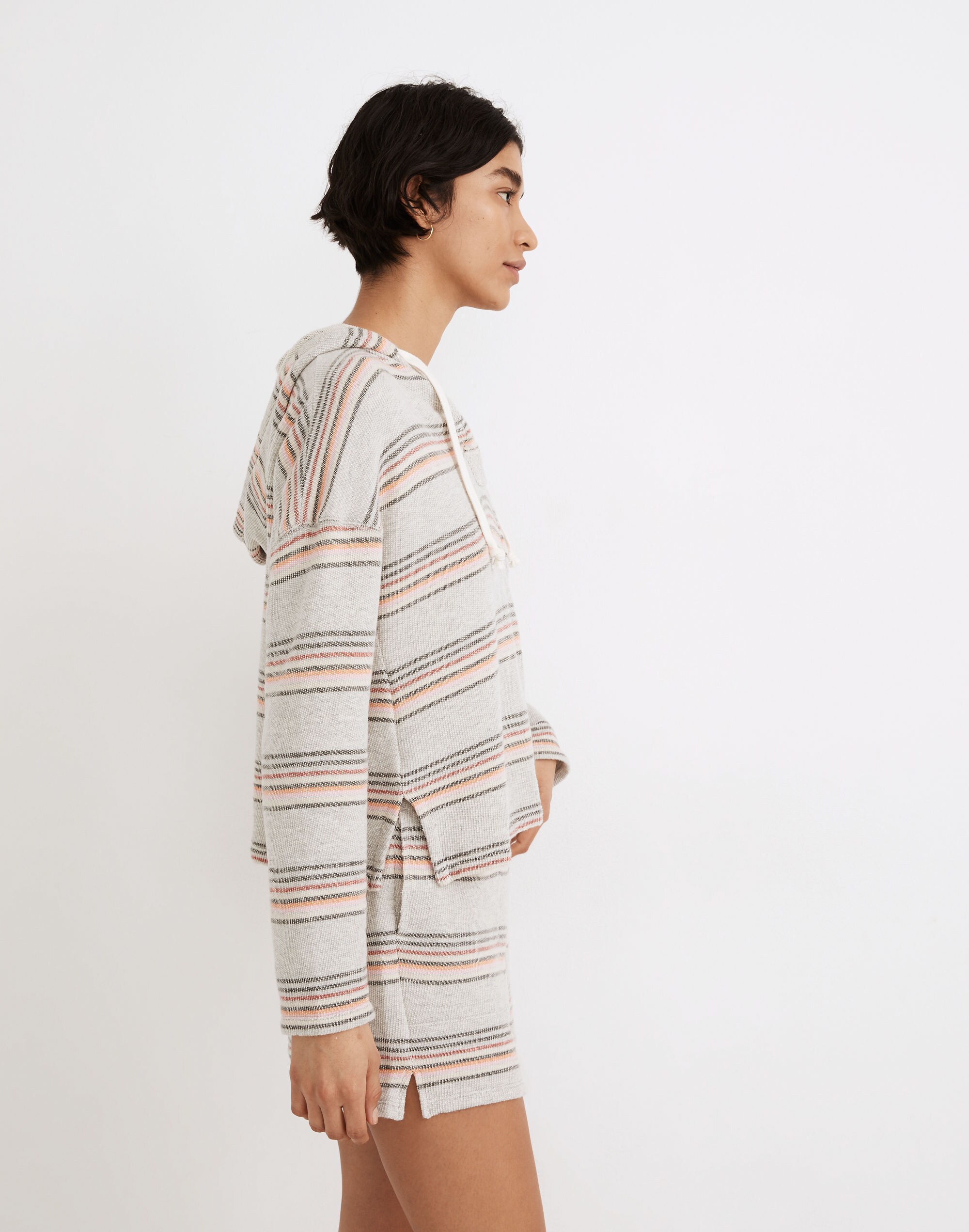 MWL Popover Hoodie Sweatshirt in Sorrento Stripe