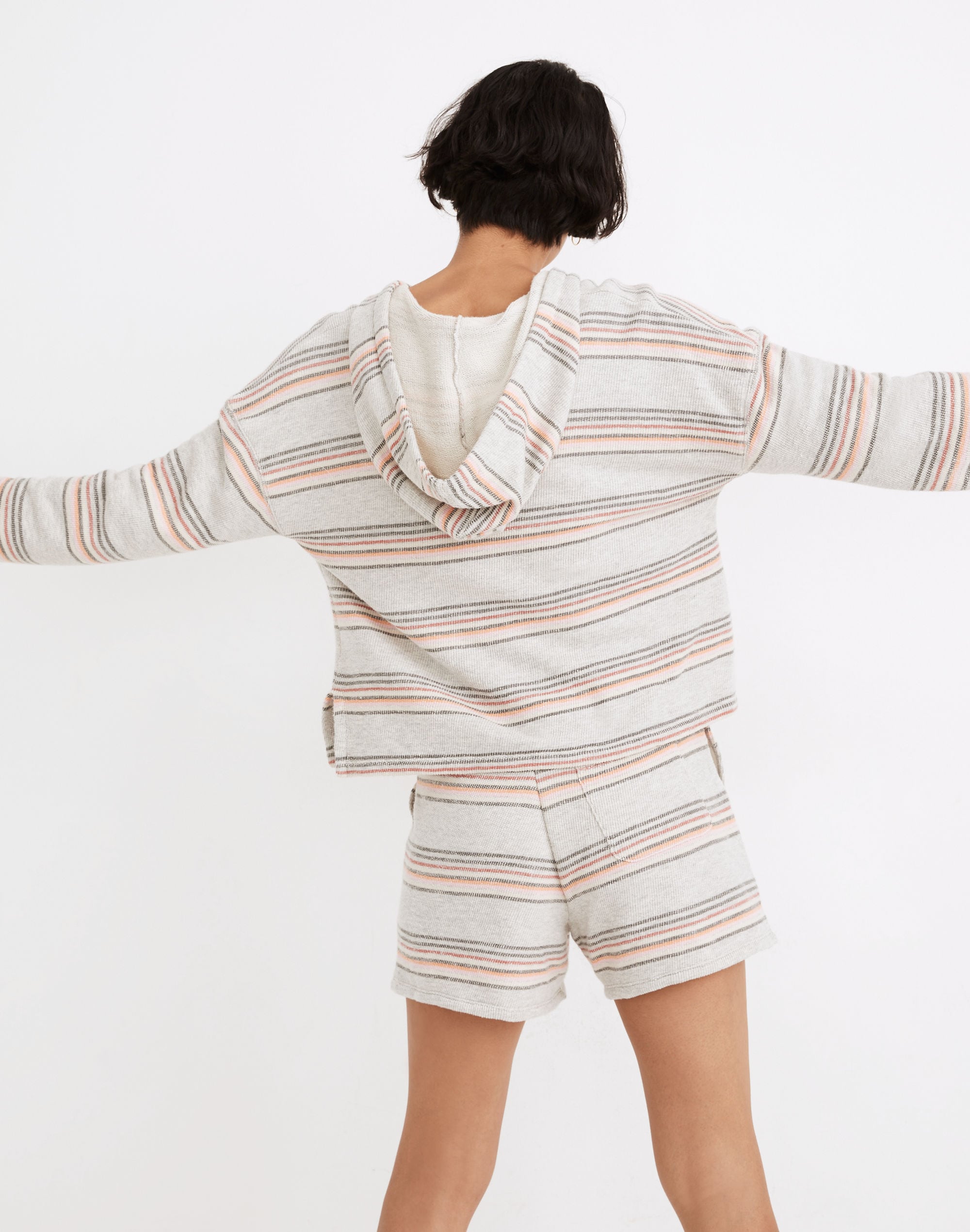 MWL Popover Hoodie Sweatshirt in Sorrento Stripe