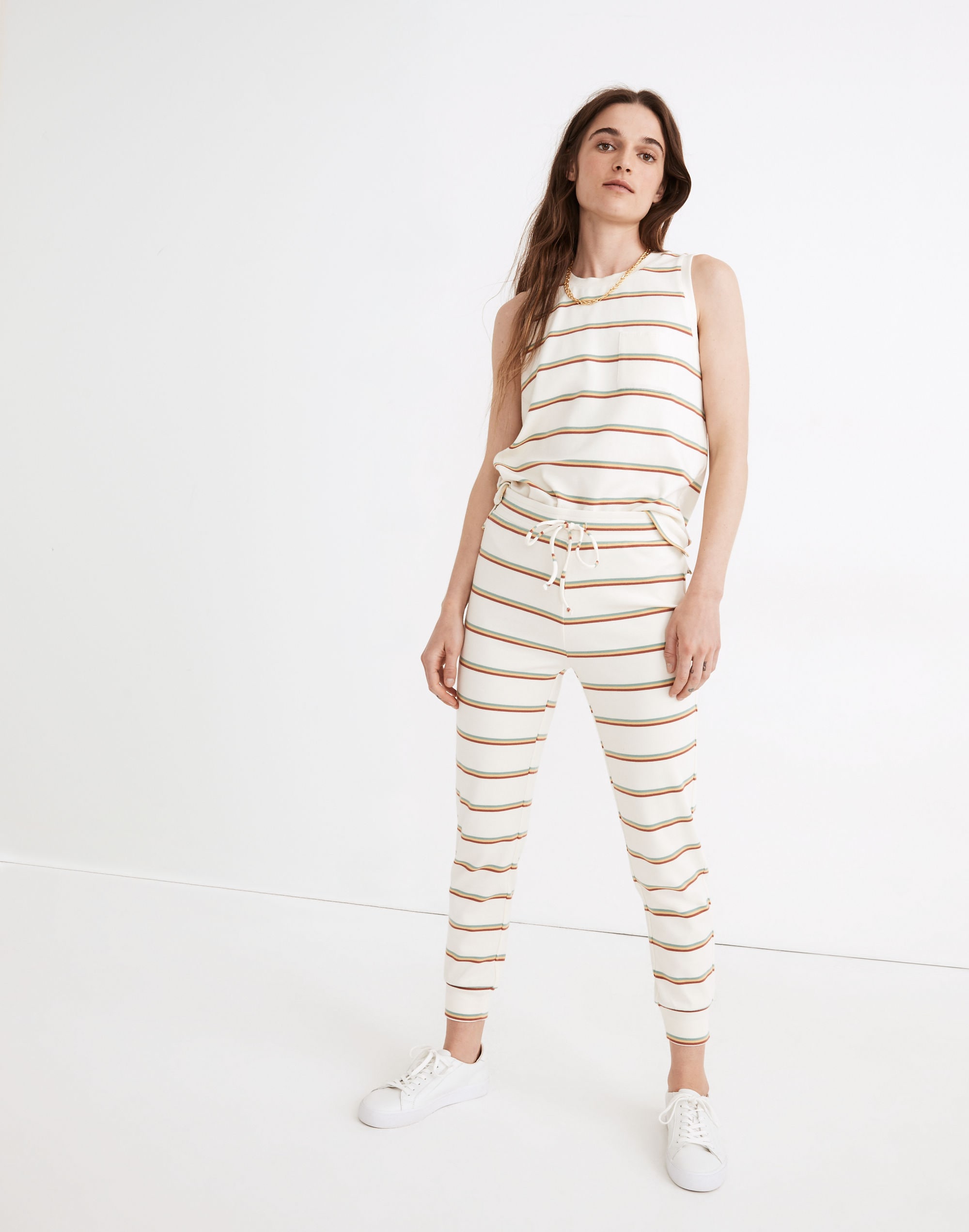 MWL Breeze Slim Joggers in Martie Stripe
