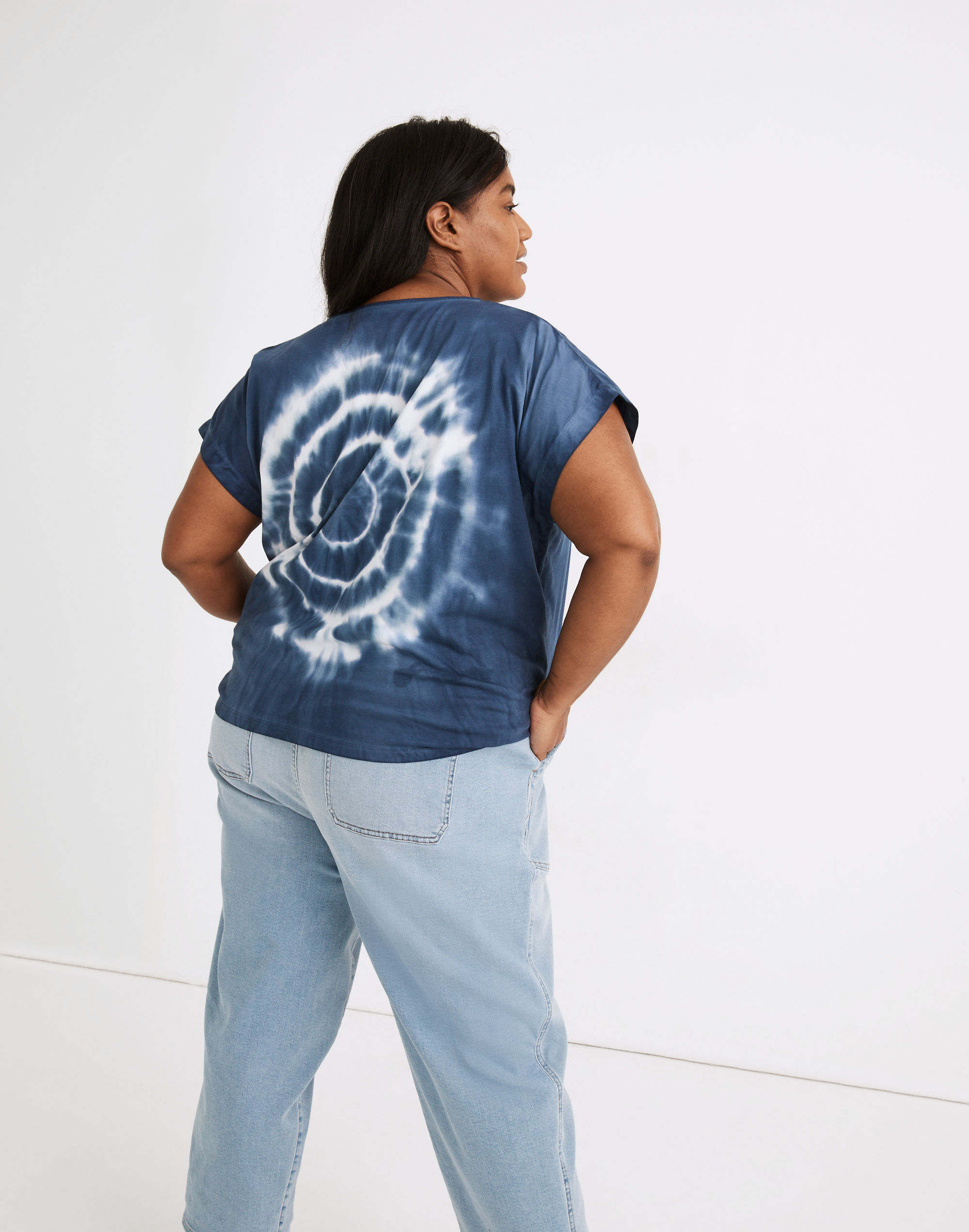 Plus Tie-Dye Shoulder Tee