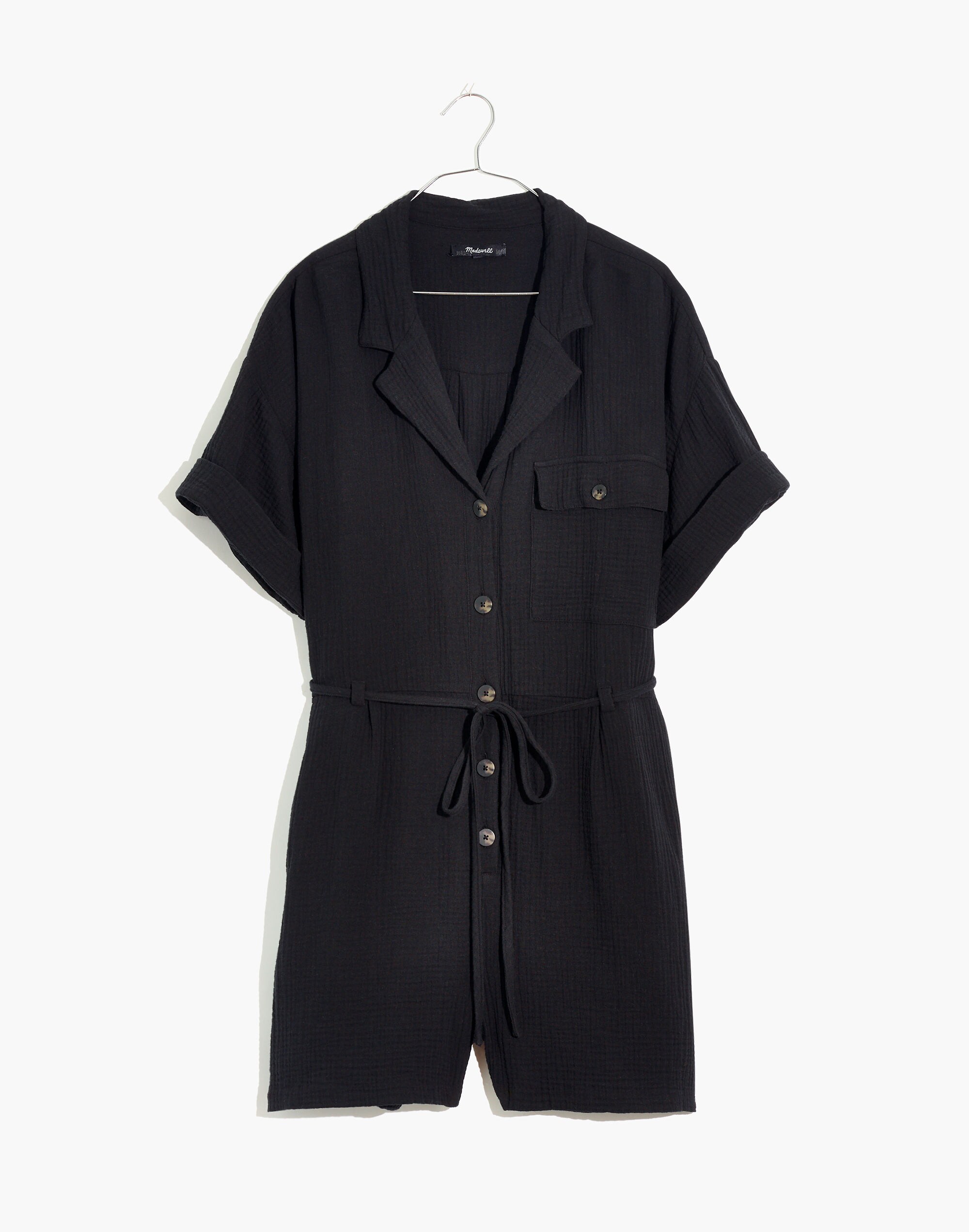 Plus Lightspun Belted Safari Romper
